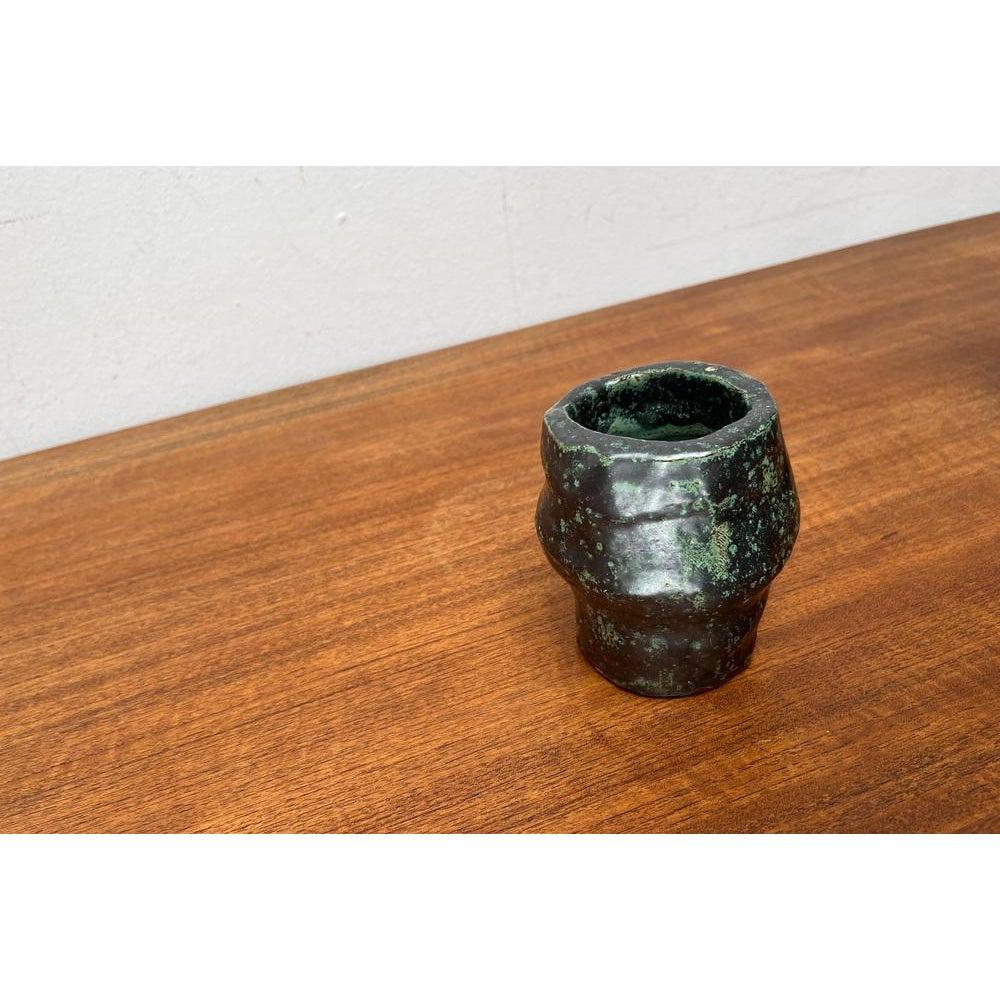 Brutalist Studio Pottery Vase, Germany, 1980s In Excellent Condition For Sale In Hamburg, DE