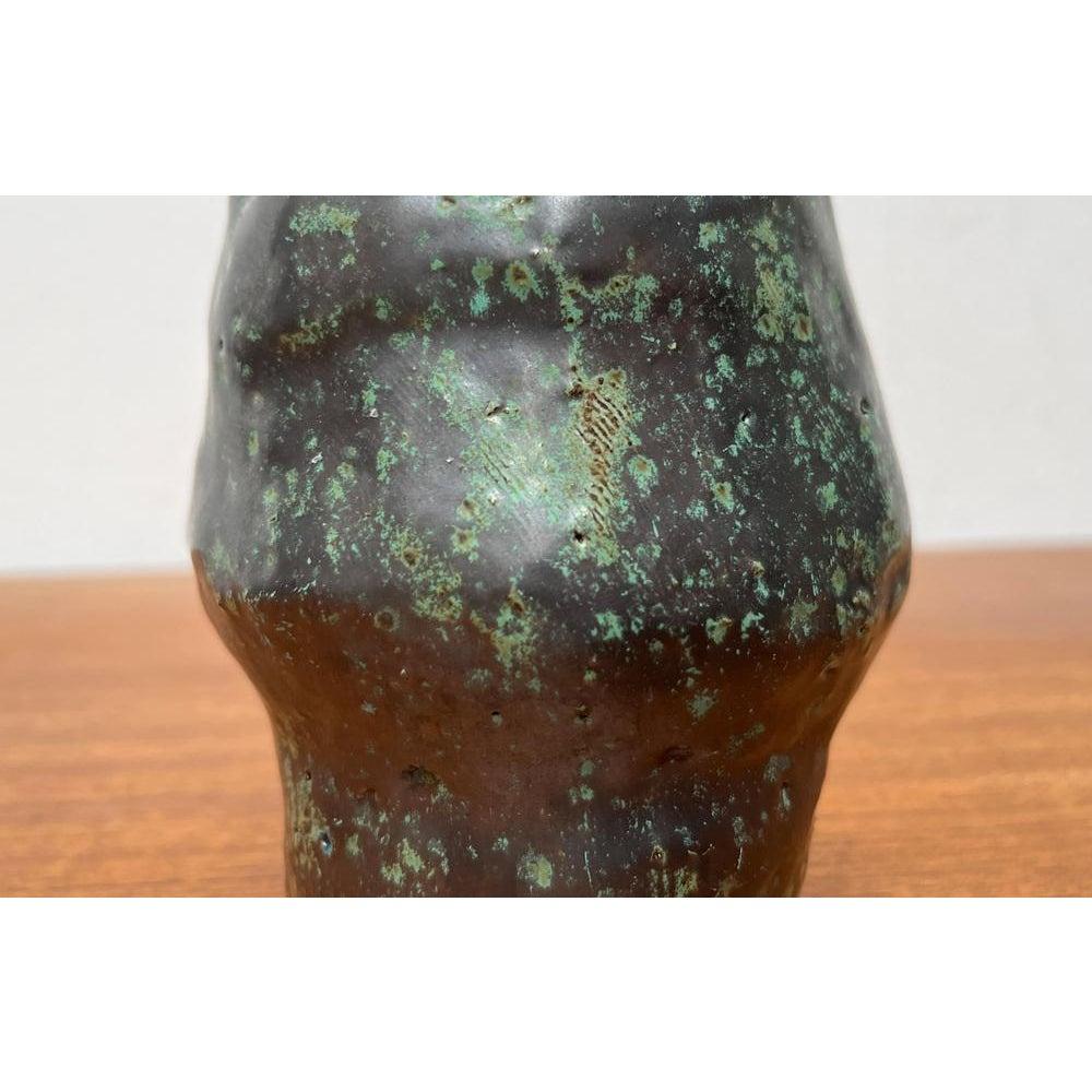 Brutalist Studio Pottery Vase, Germany, 1980s For Sale 1