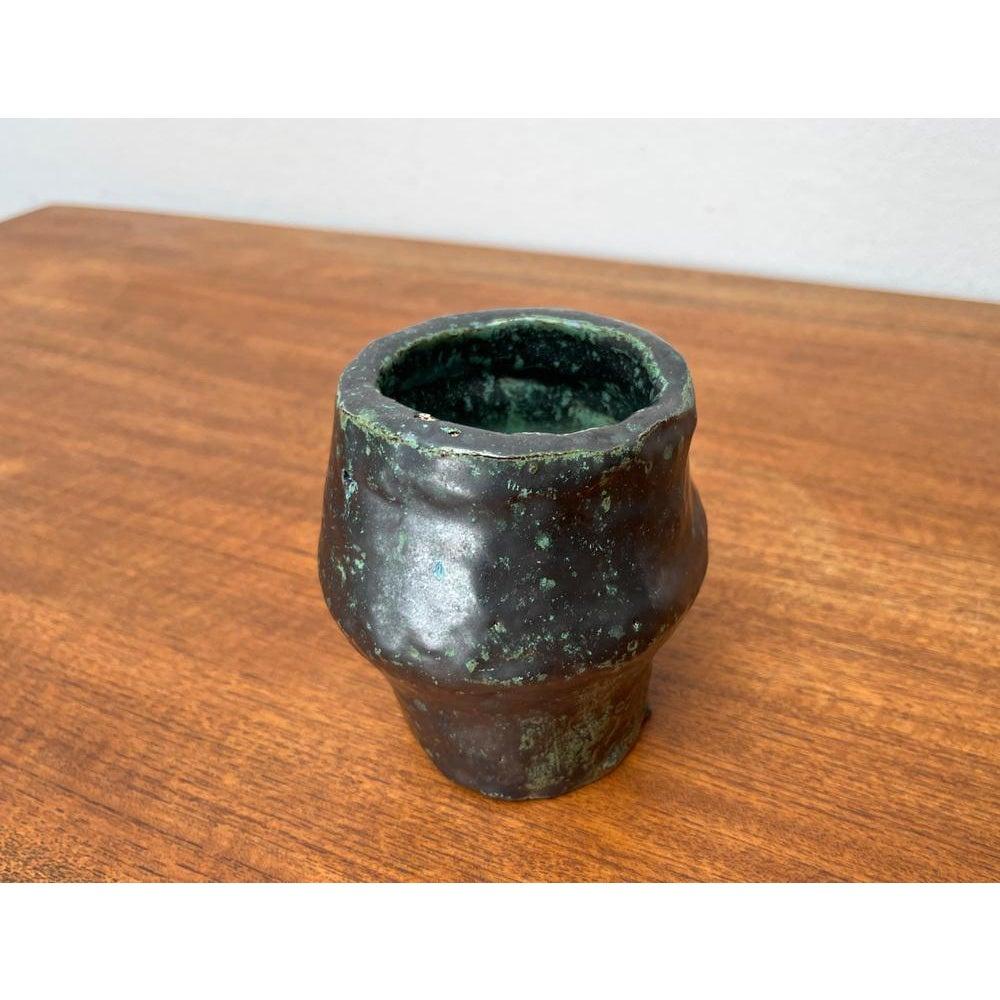 Brutalist Studio Pottery Vase, Germany, 1980s For Sale 4