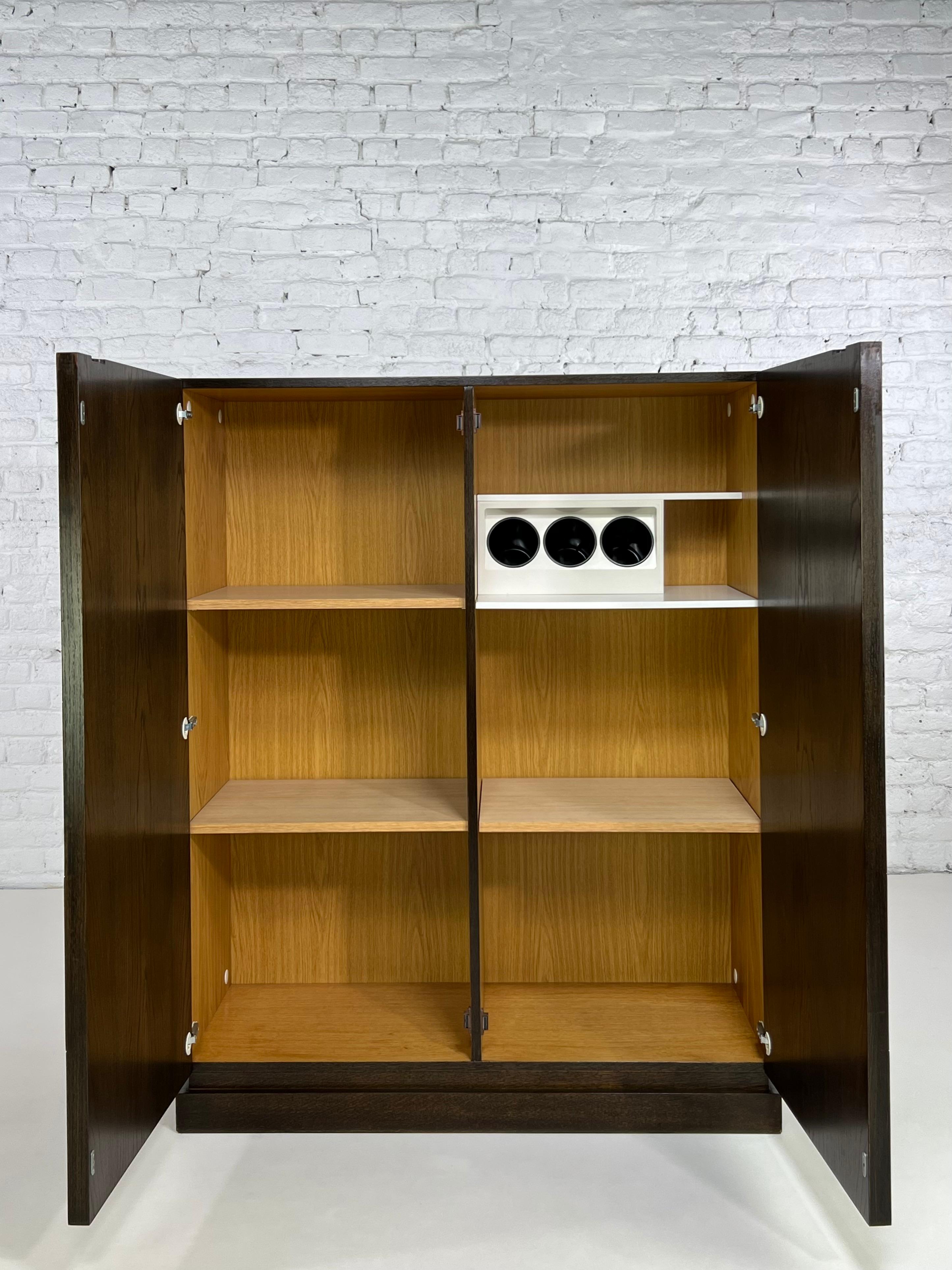 Brutalist Style and De Coene Design Wooden Bar Cabinet 2