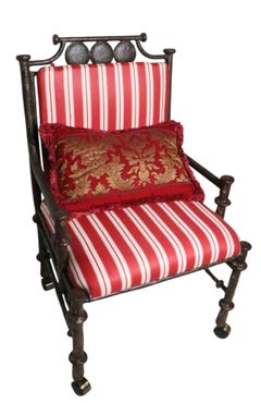 Brutalist Style Arm Chair after Diego Giacometti c. 1970's