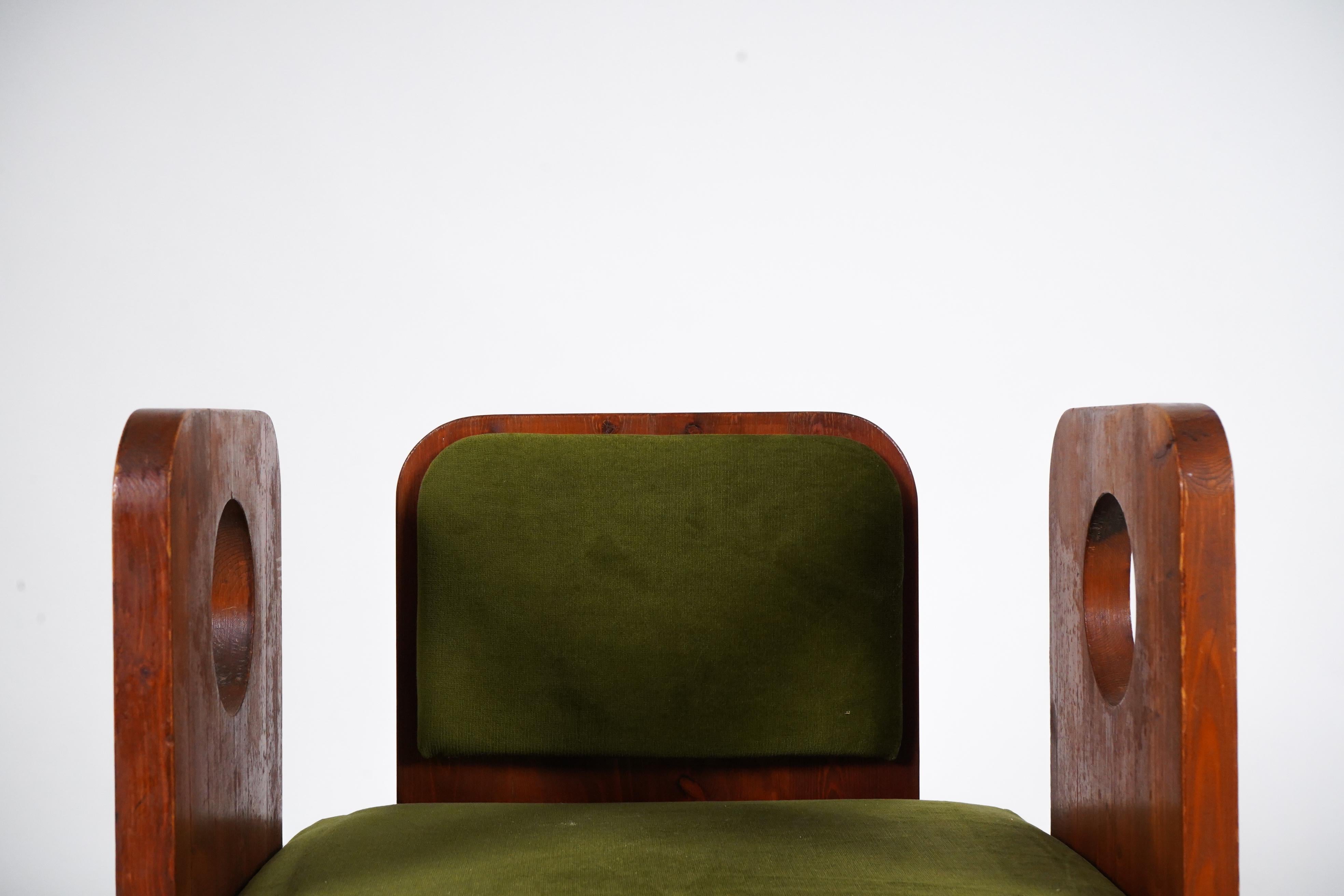 Brutalist Style Armchairs For Sale 2