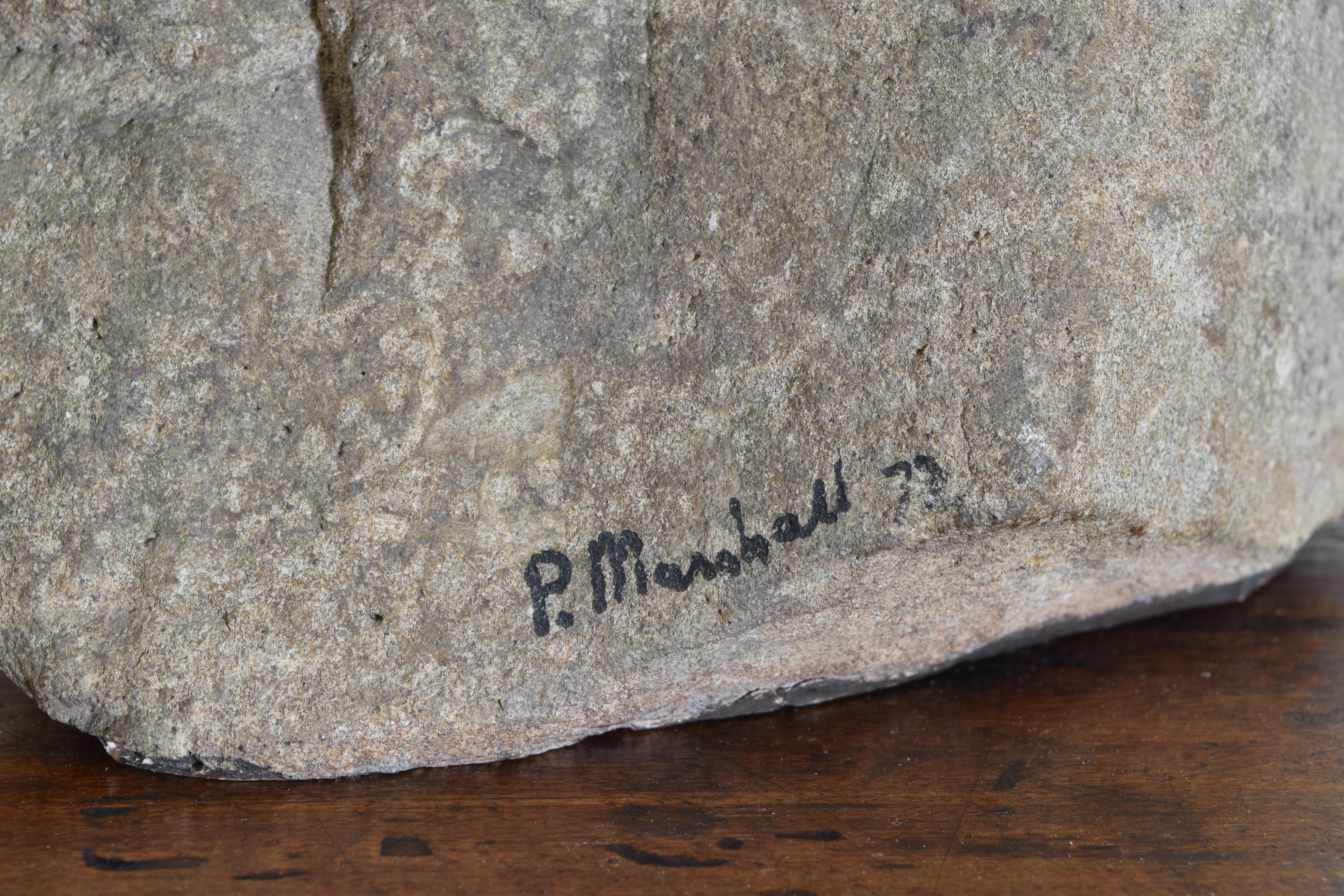 Brutalist Style Bronze Sculpture, Signed P. Marshall 6