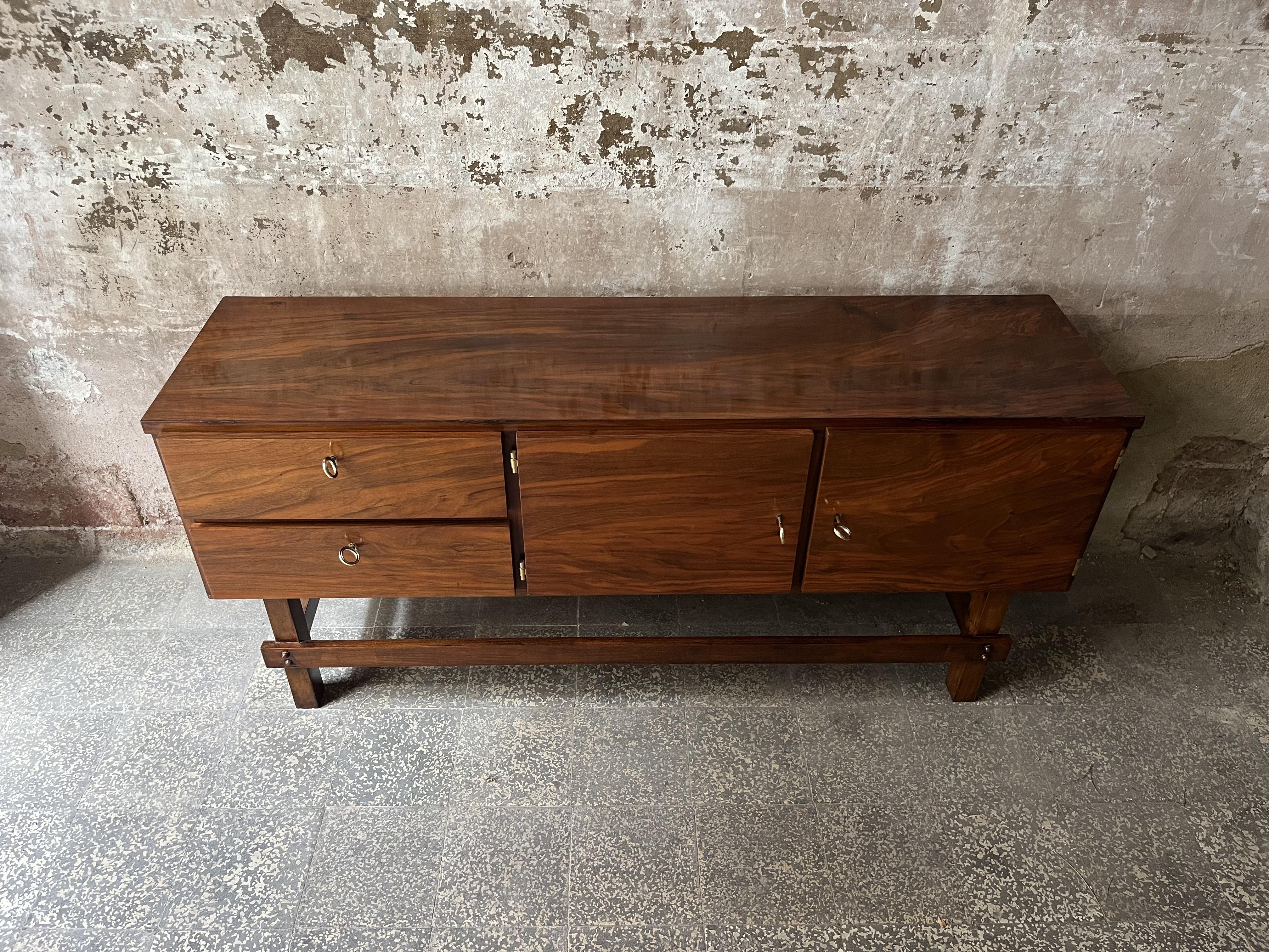 Mid-20th Century Brutalist style cabinet from the 50s For Sale