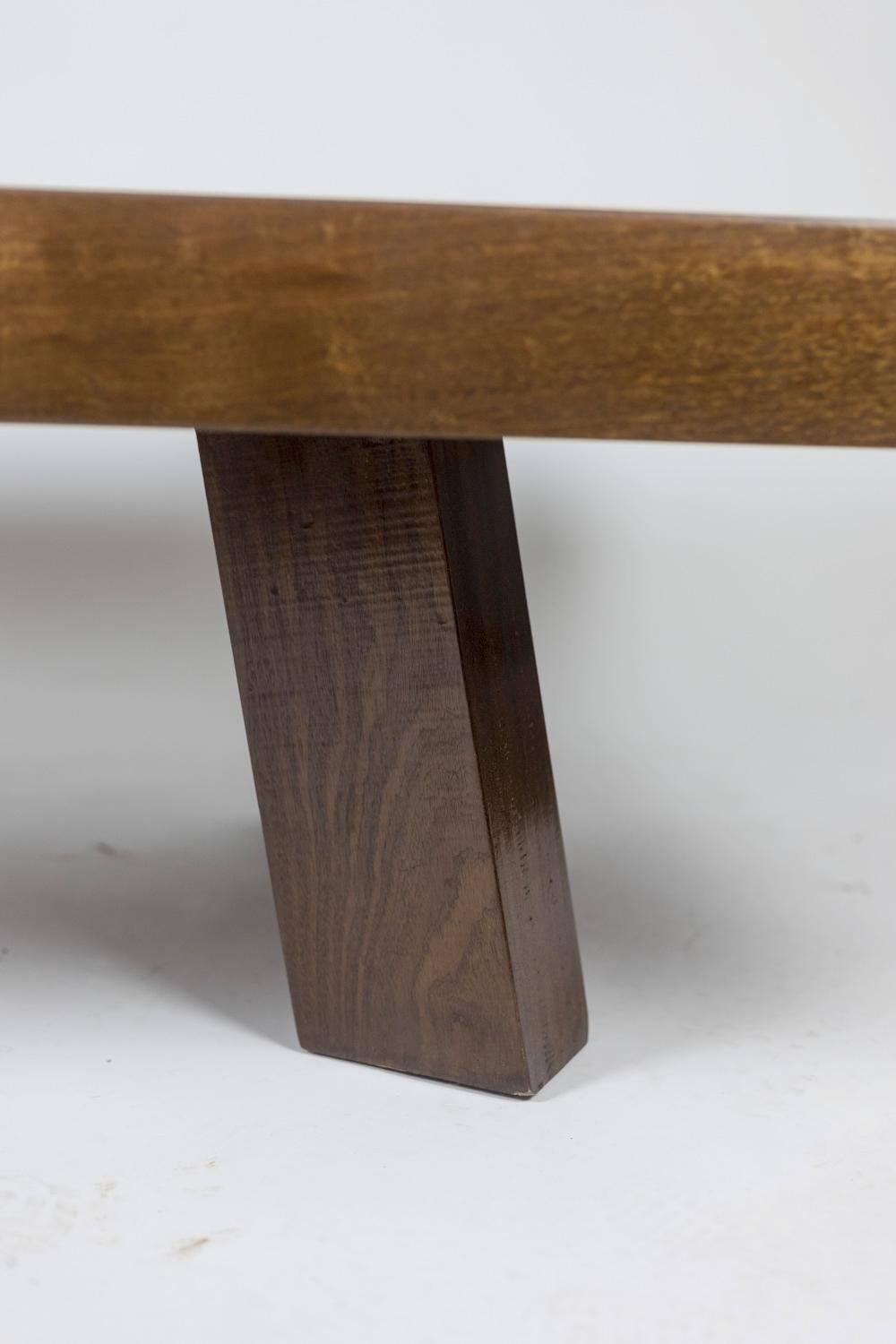 Teck Brutalist style coffee table, 1970s en vente