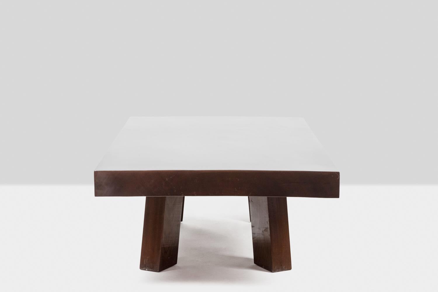 Brutalist style coffee table, 1970s en vente 1