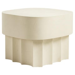 Brutalist Style Coffee Table In Aged Plastered Finish By José Castro