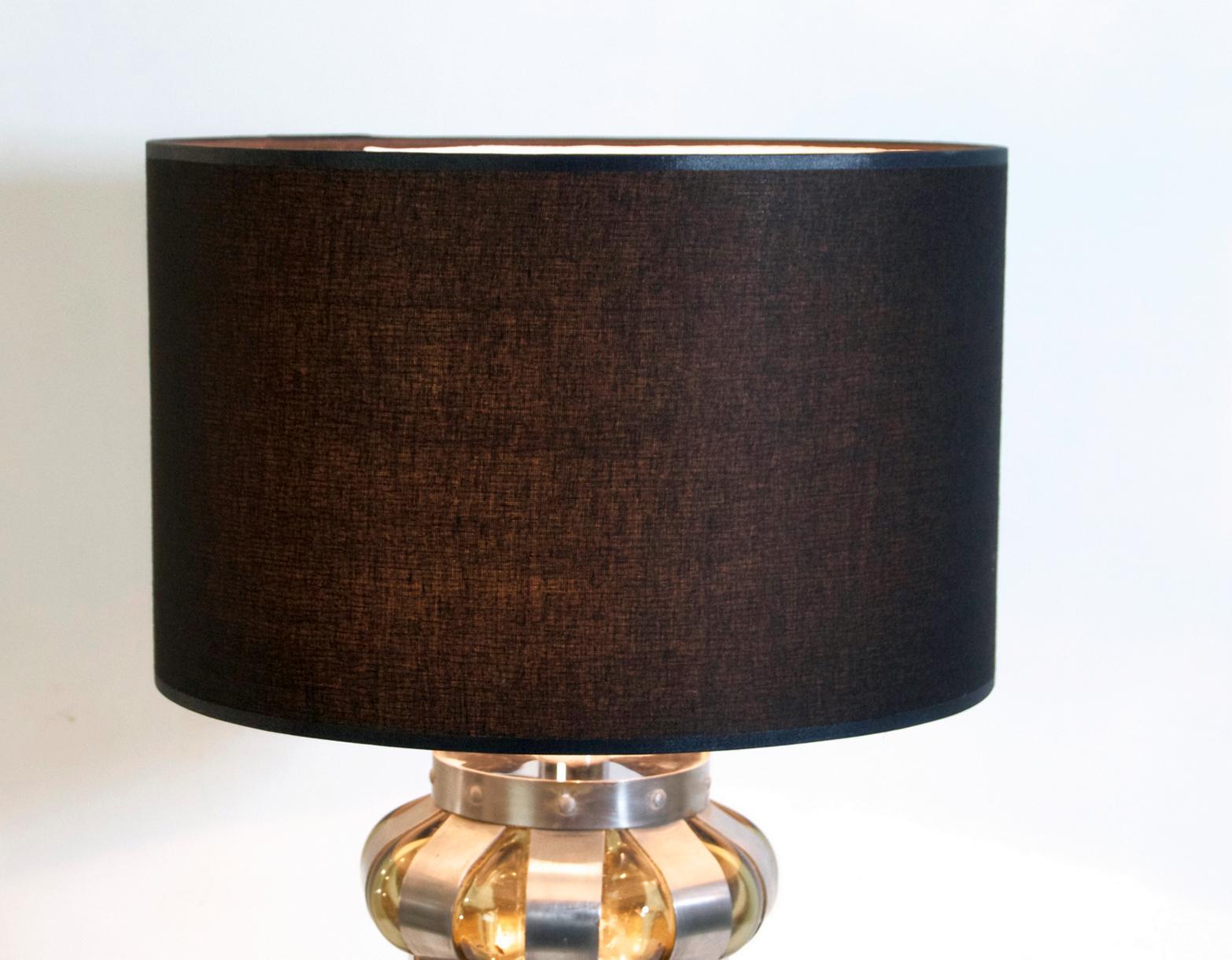 Brutalist Style Italian Table Lamp, 1960s For Sale 2
