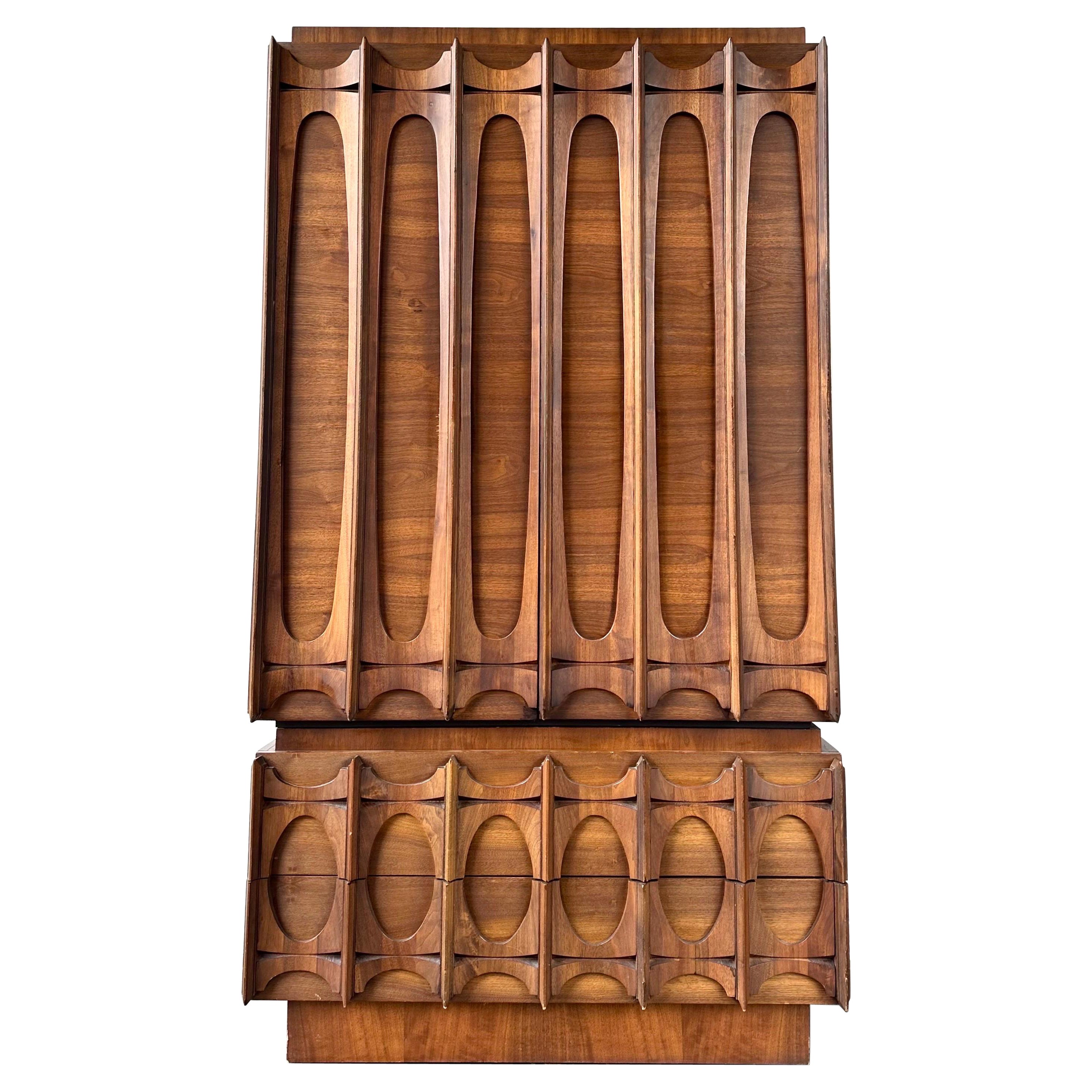 Brutalist Style MCM Dresser from the Tobago Series