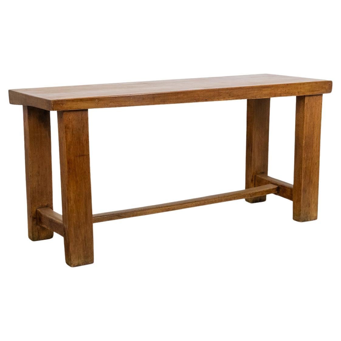 Table ou bureau de style brutaliste en hêtre. Circa 1900. LS5710709I en vente