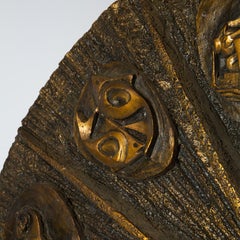 Brutalist Style Zodiac Signs Plaque