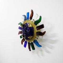 Brutalist Sun Sculpture by Felipe Delfinger, circa 1970