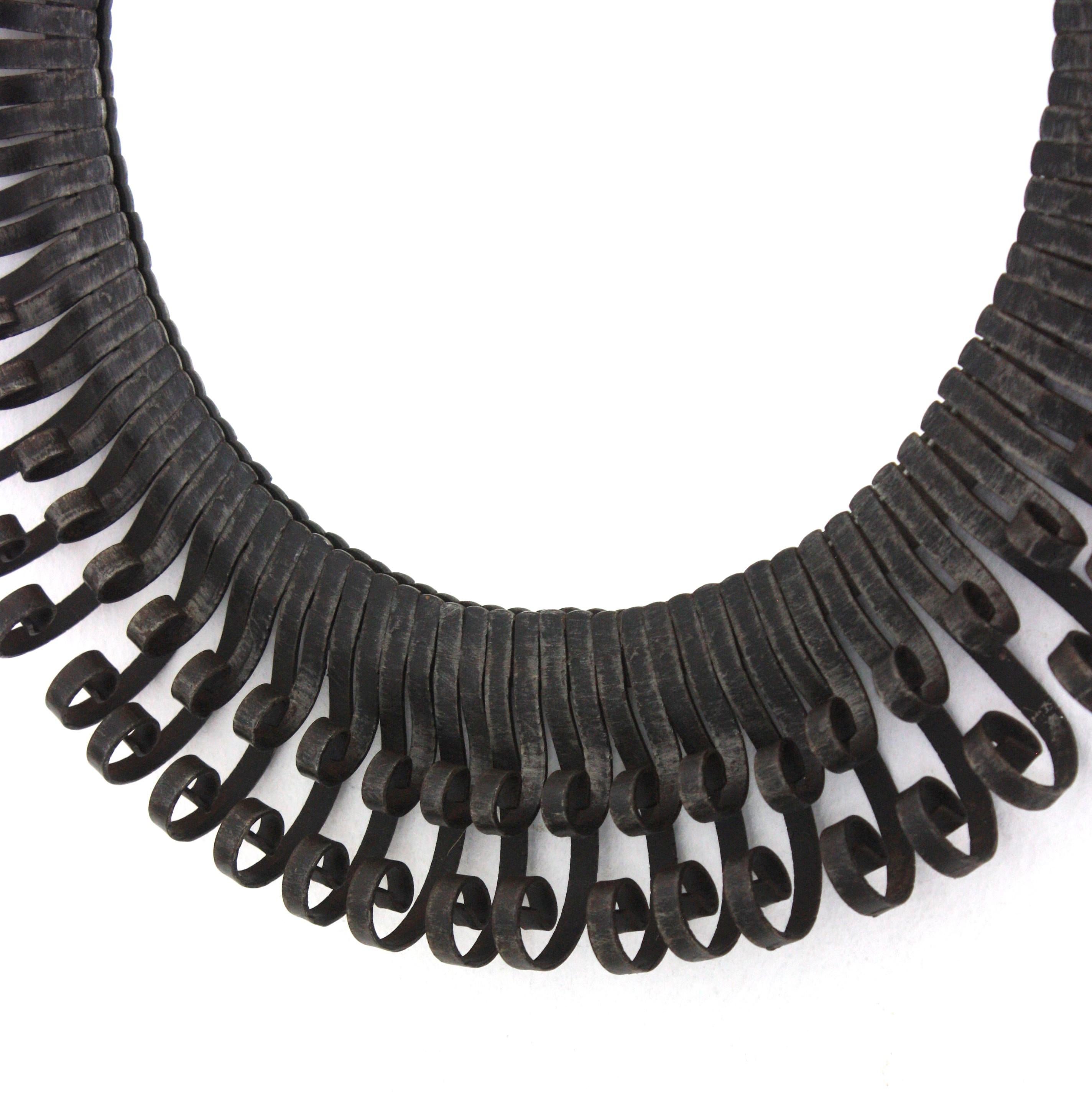 Brutalist Sunburst Mirror with Scroll Endings, Wrought Iron, 1950s en venta 6