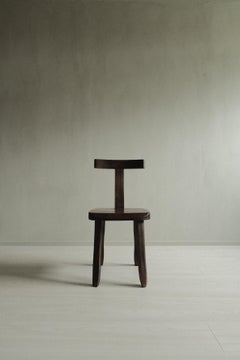 Brutalist T-Chair by Aranjou, France, C. 1960s