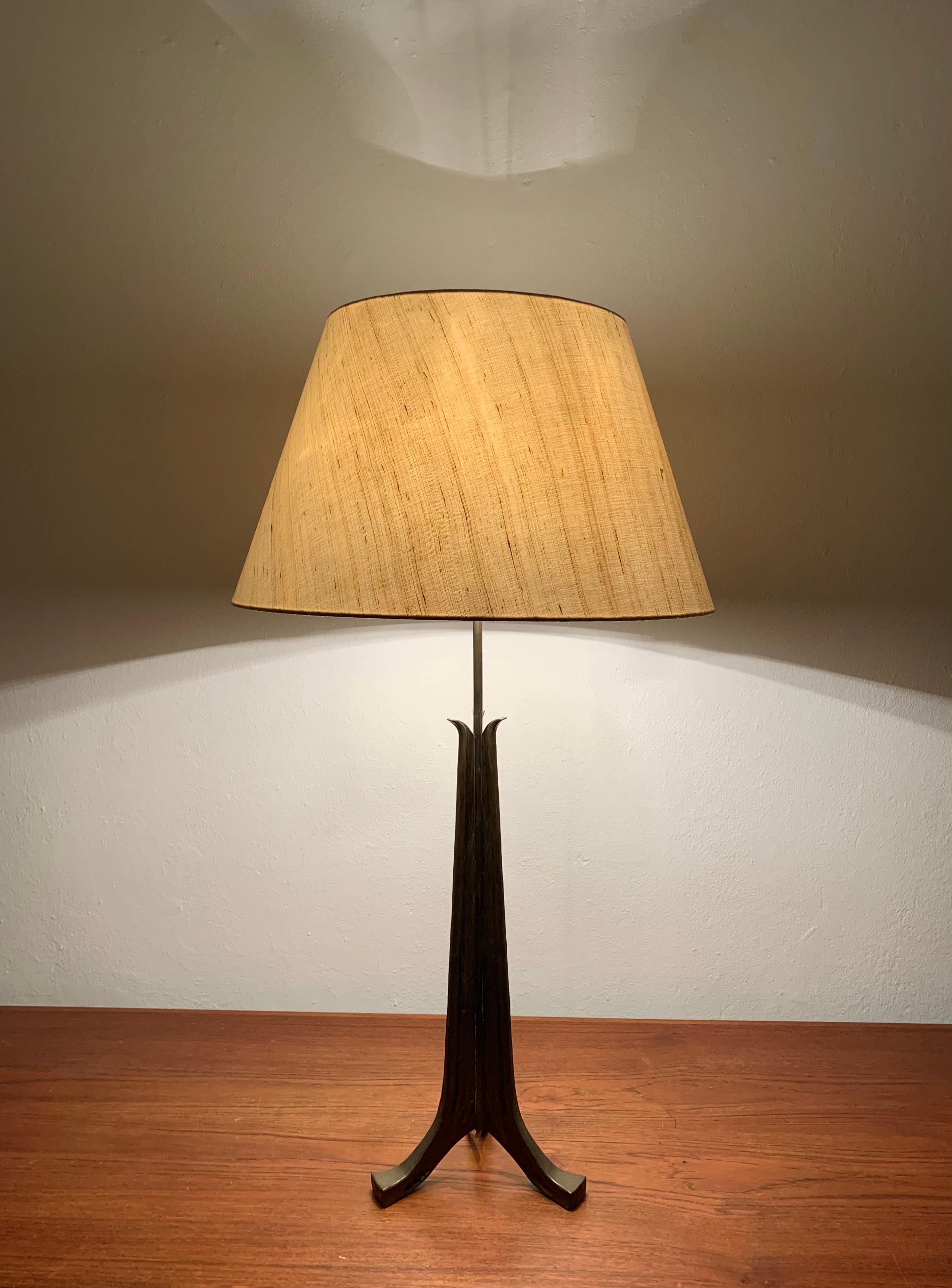 Brutalist Table Lamp For Sale 6