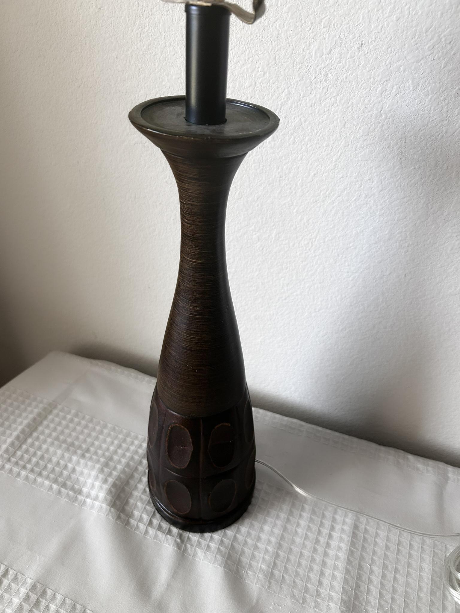 American Brutalist Table Lamp For Sale
