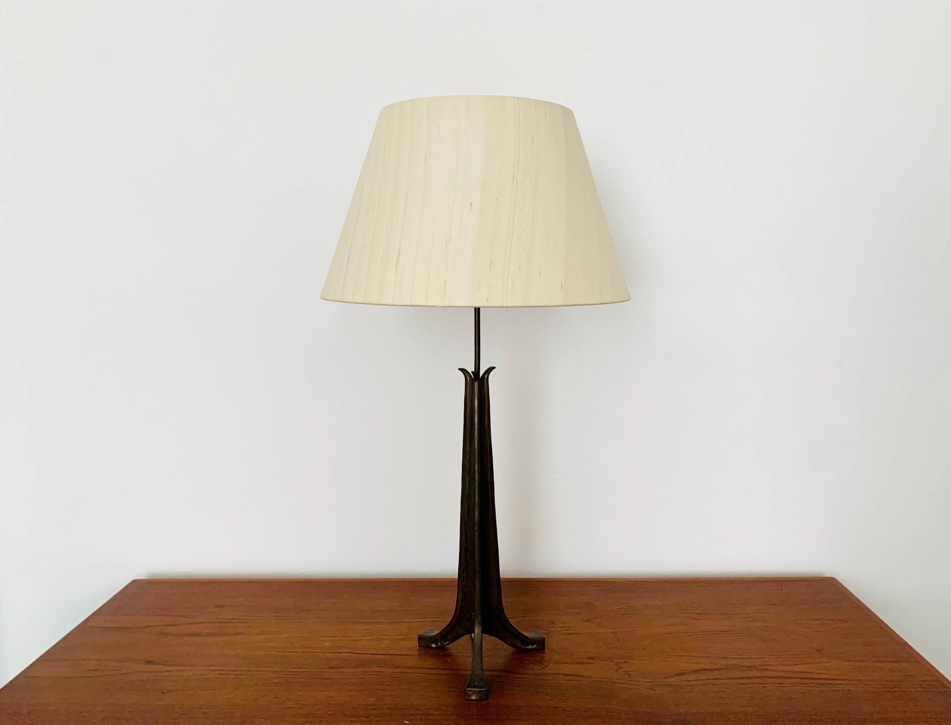 German Brutalist Table Lamp For Sale