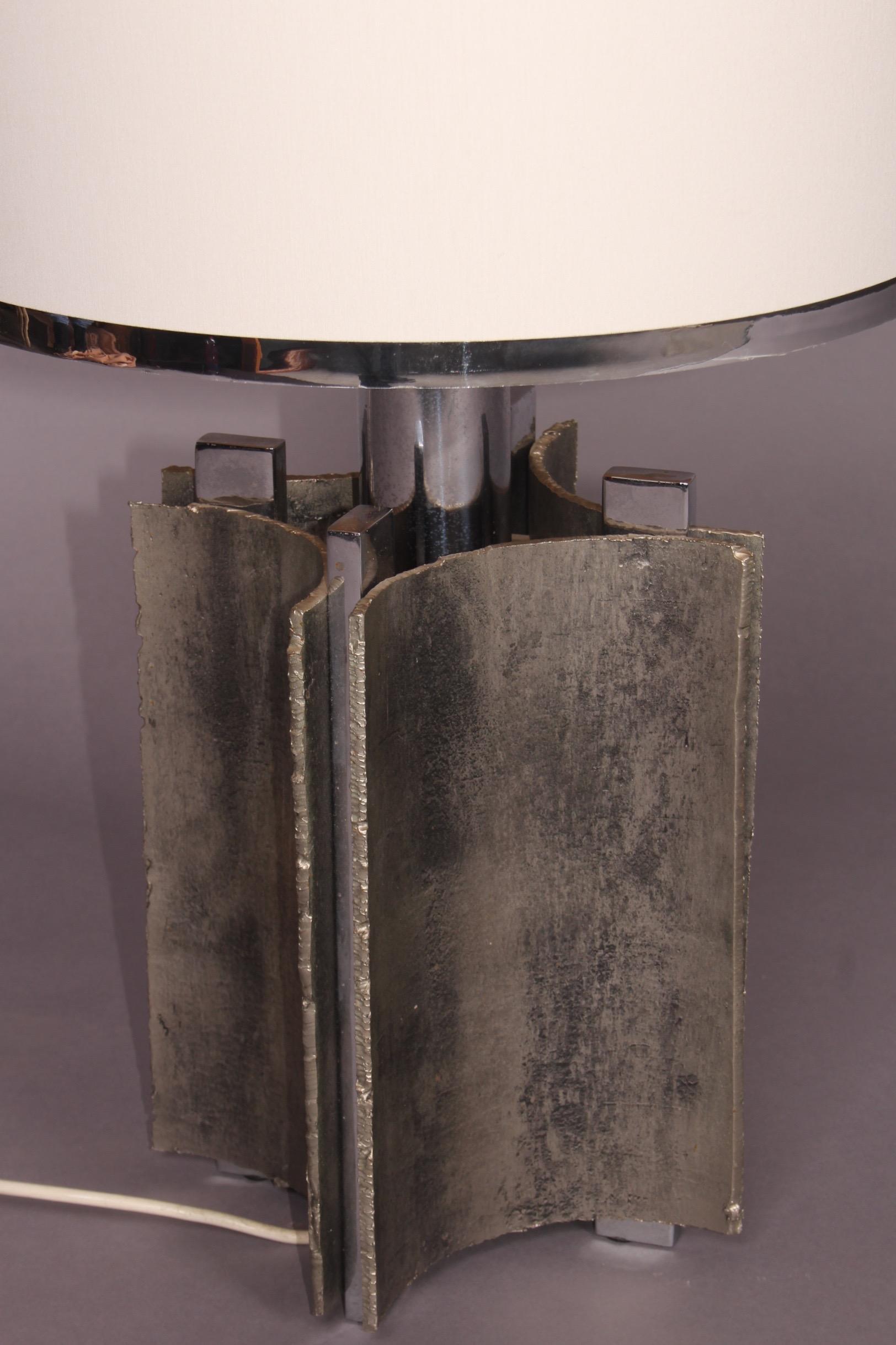 Brutalist Table Lamp In Good Condition In grand Lancy, CH