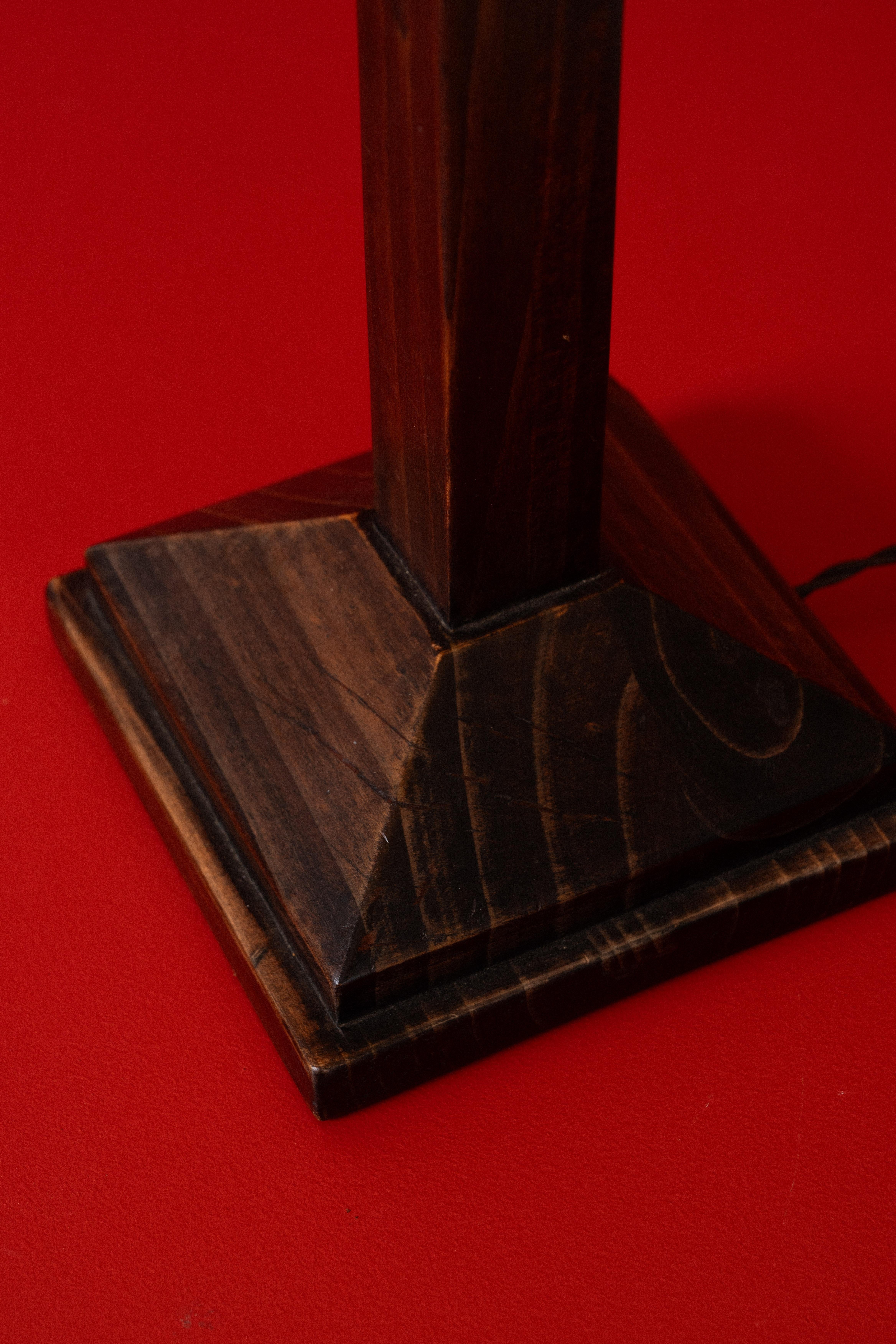 20ième siècle Lampe de table BRUTALIST en vente