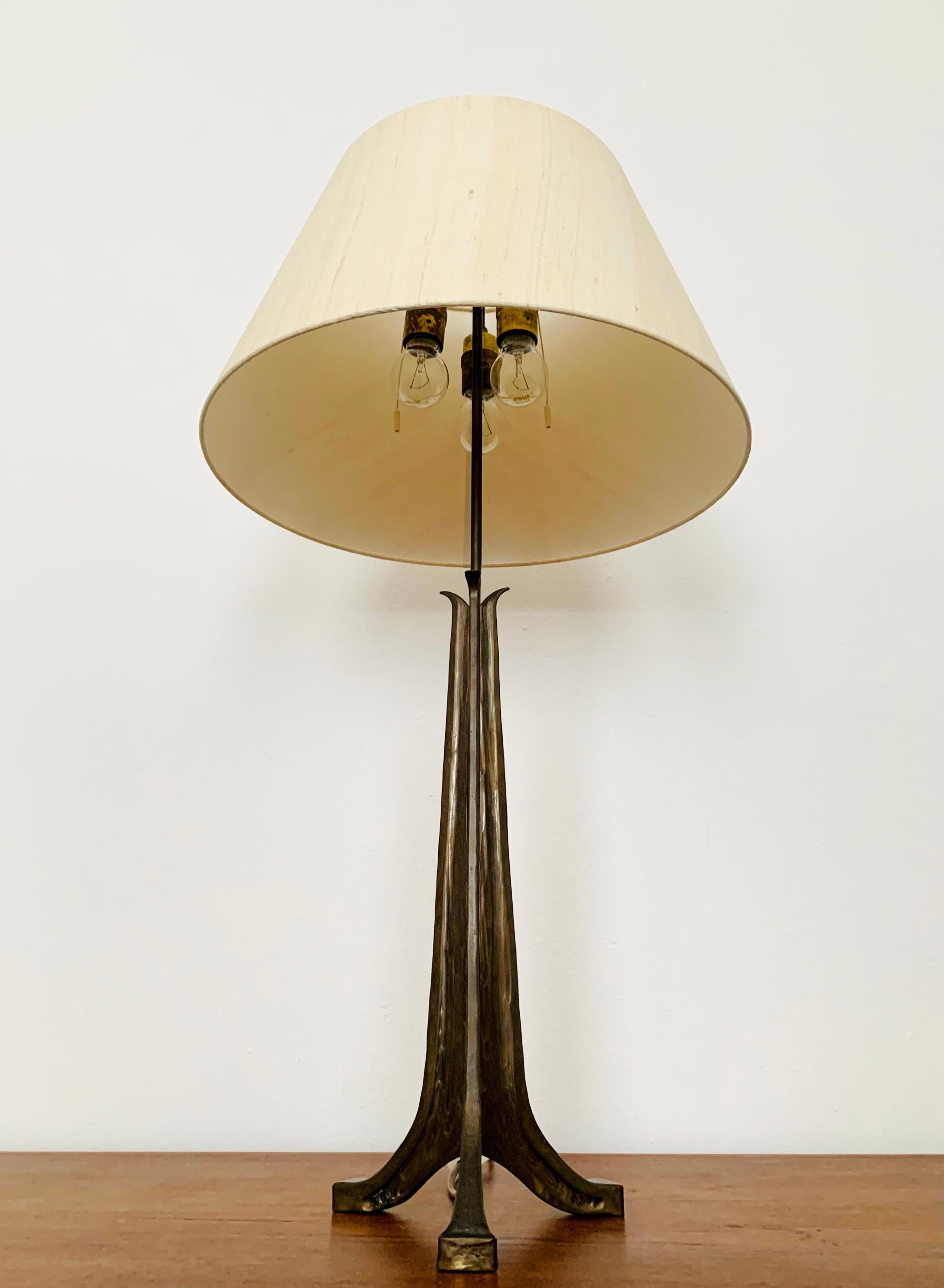Brutalist Table Lamp For Sale 1