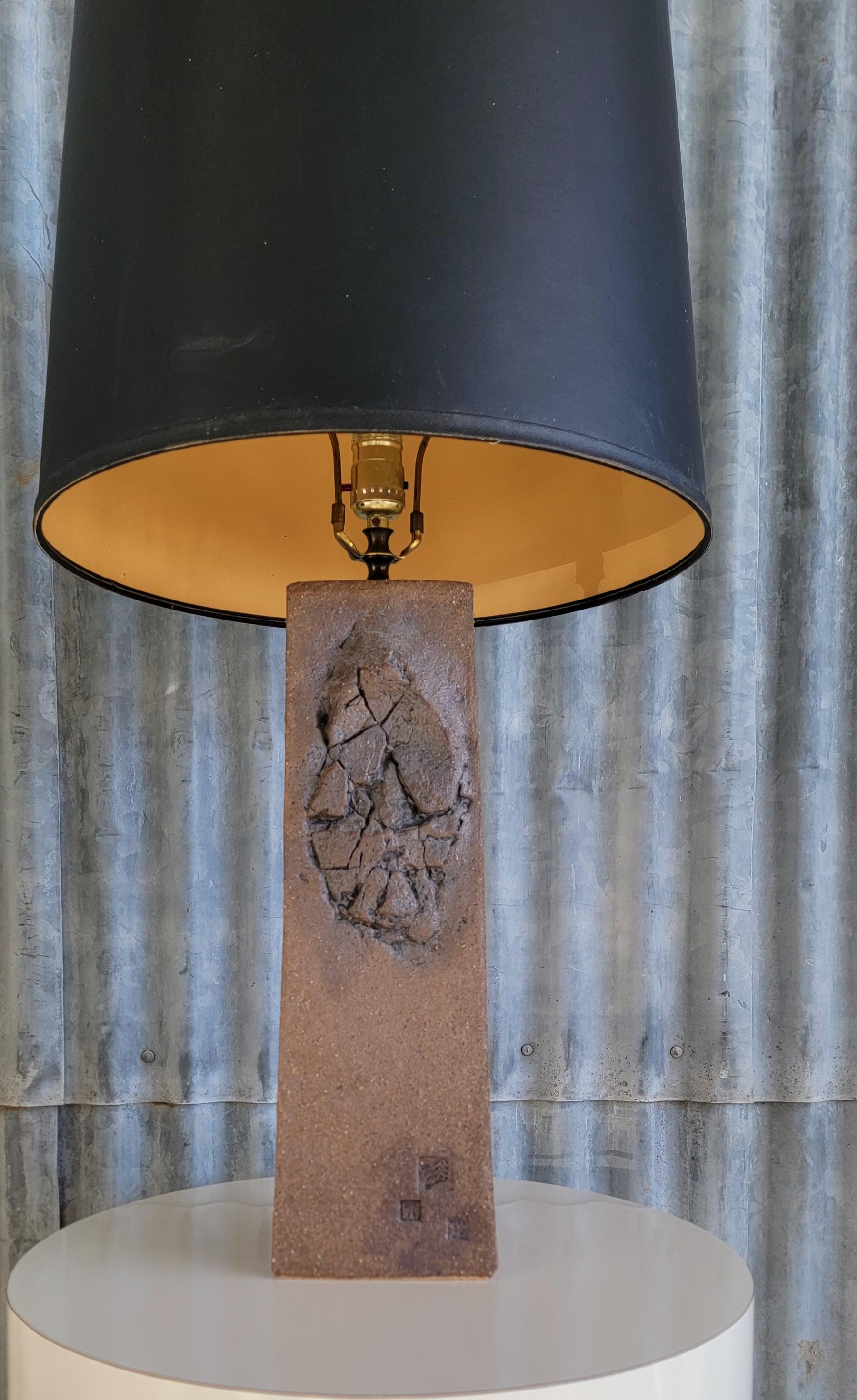 Brutalist Table Lamp Leonard R. Foss For Sale 4
