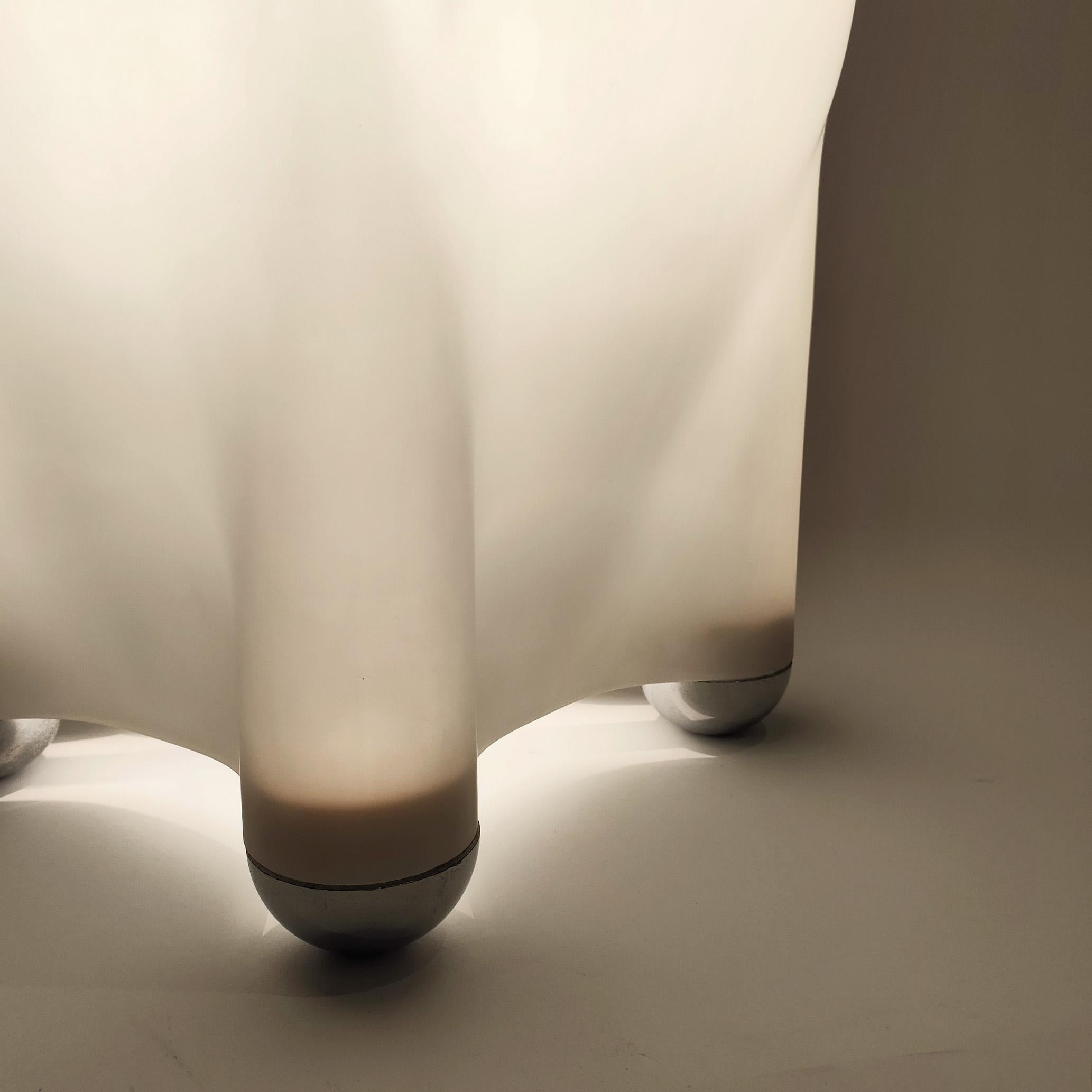 Metal Brutalist table or floor lamp 