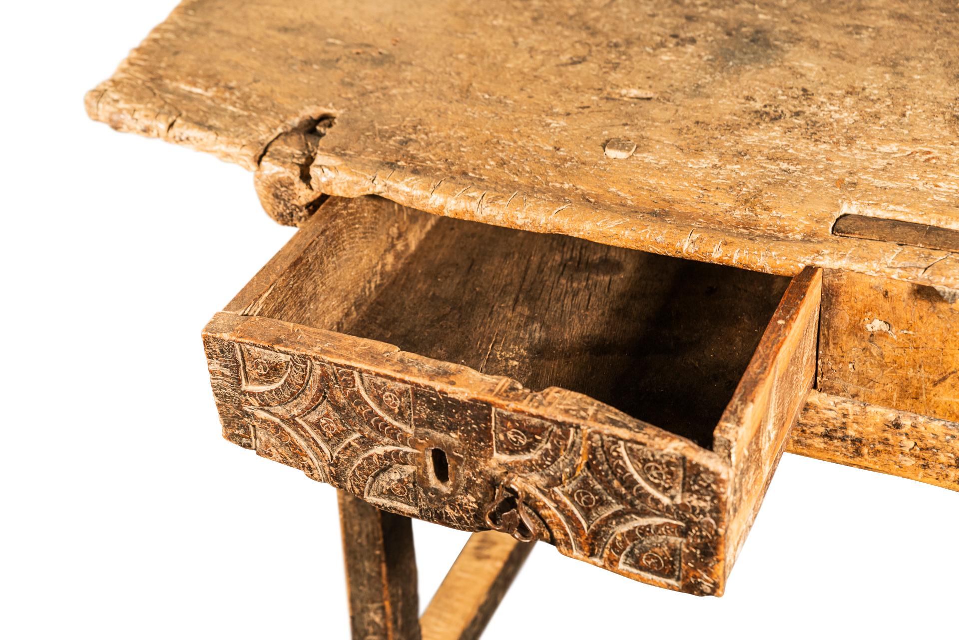 Brutalist Table, Spain, Late 18th Century For Sale 7