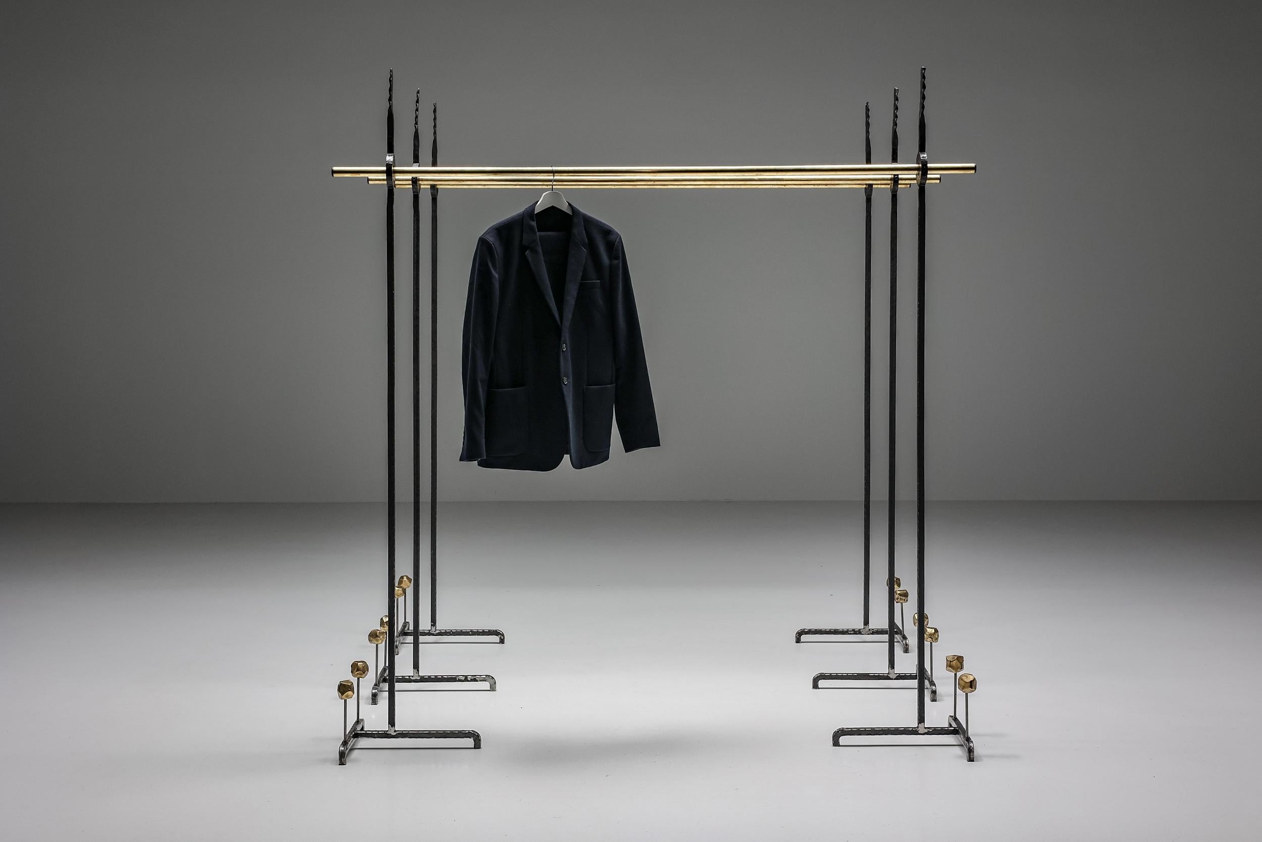 Modern Brutalist Thomas Serruys Coathanger Contemporary Belgian Design, 2018 For Sale