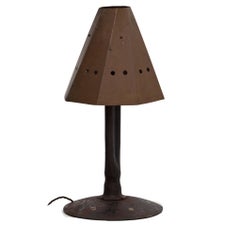 Brutalist Tole Table Lamp Brutalist Tole Table Lamp