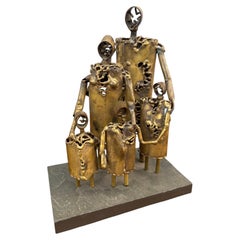 Escultura brutalista cortada con soplete de James Garner, 1966
