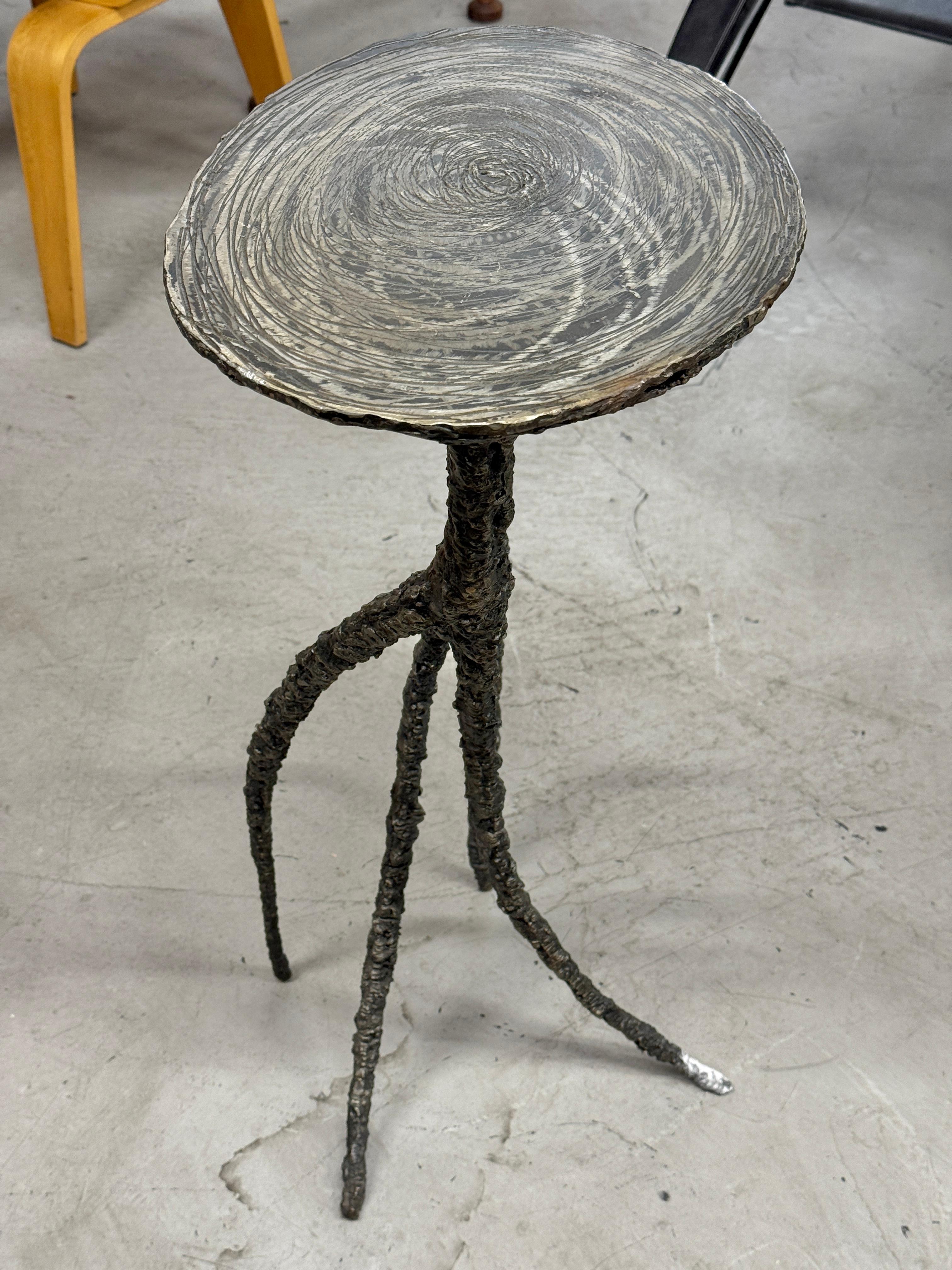 Brutalistischer Medusa-Tisch aus brenngeschnittenem Stahl von James Bearden im Angebot 1