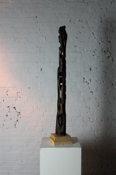 Brutalist totem sculpture - 1970s France