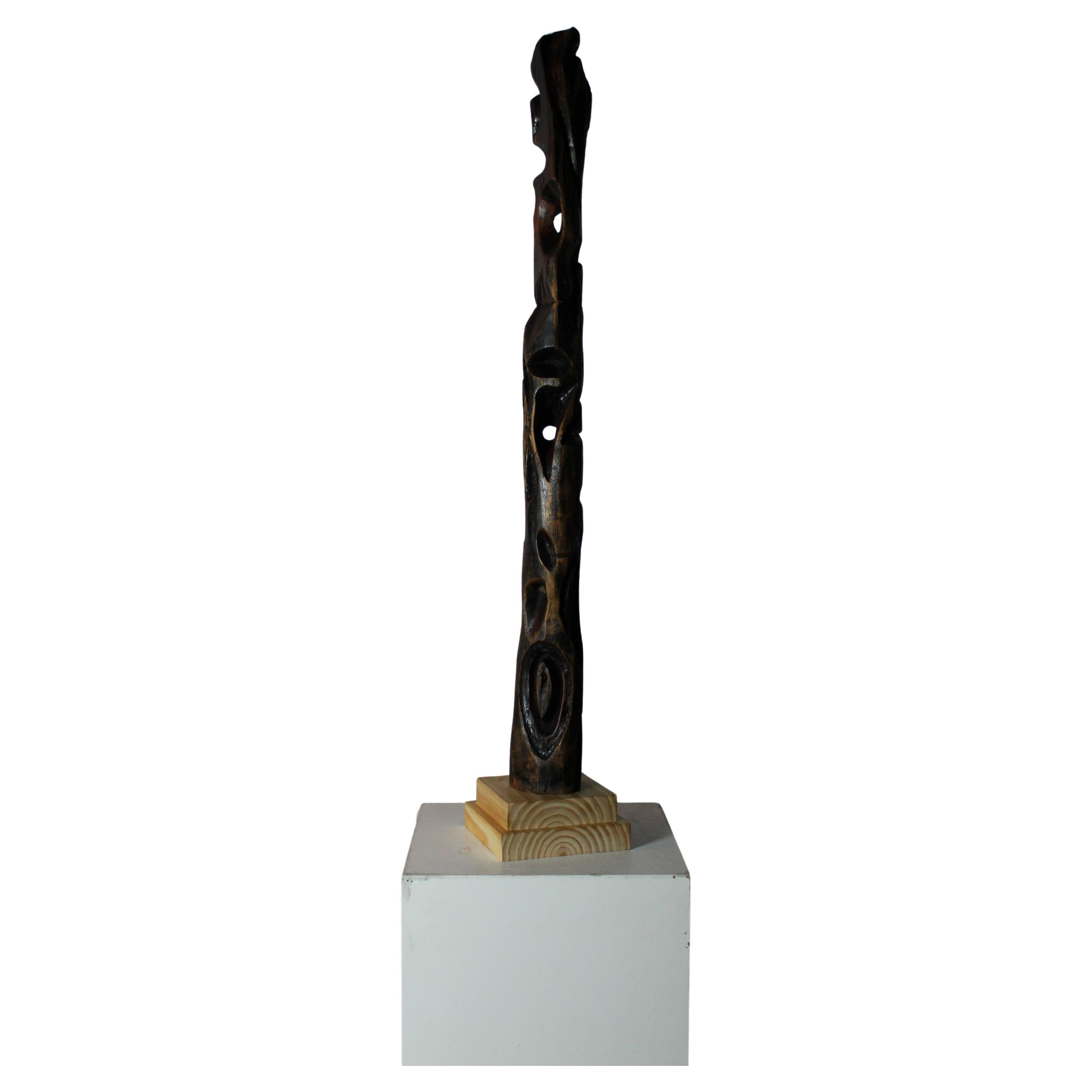 Brutalist totem sculpture - 1970s France