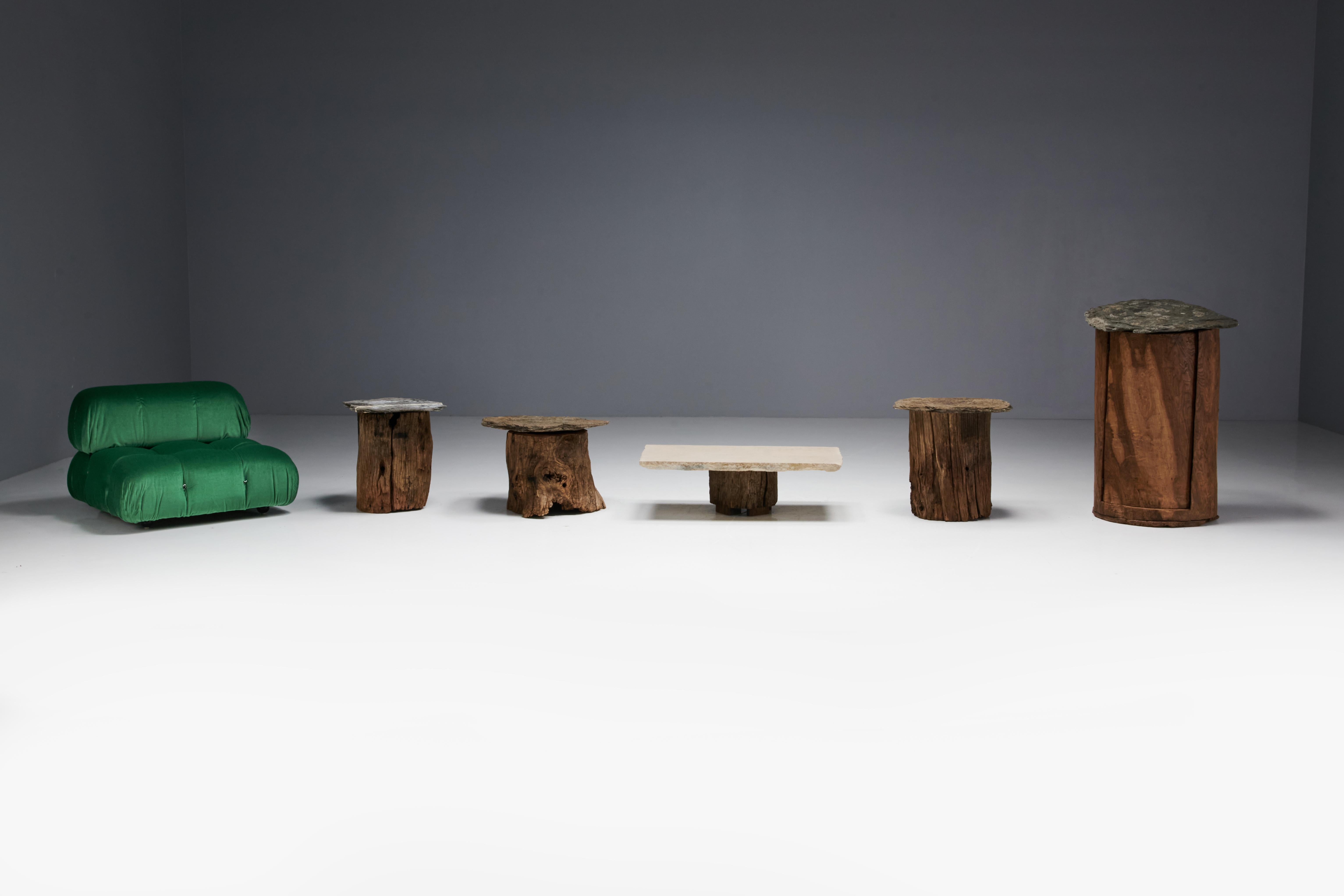 Table d'appoint Populaire Brutalist Travail, France, début du 20e siècle en vente 6