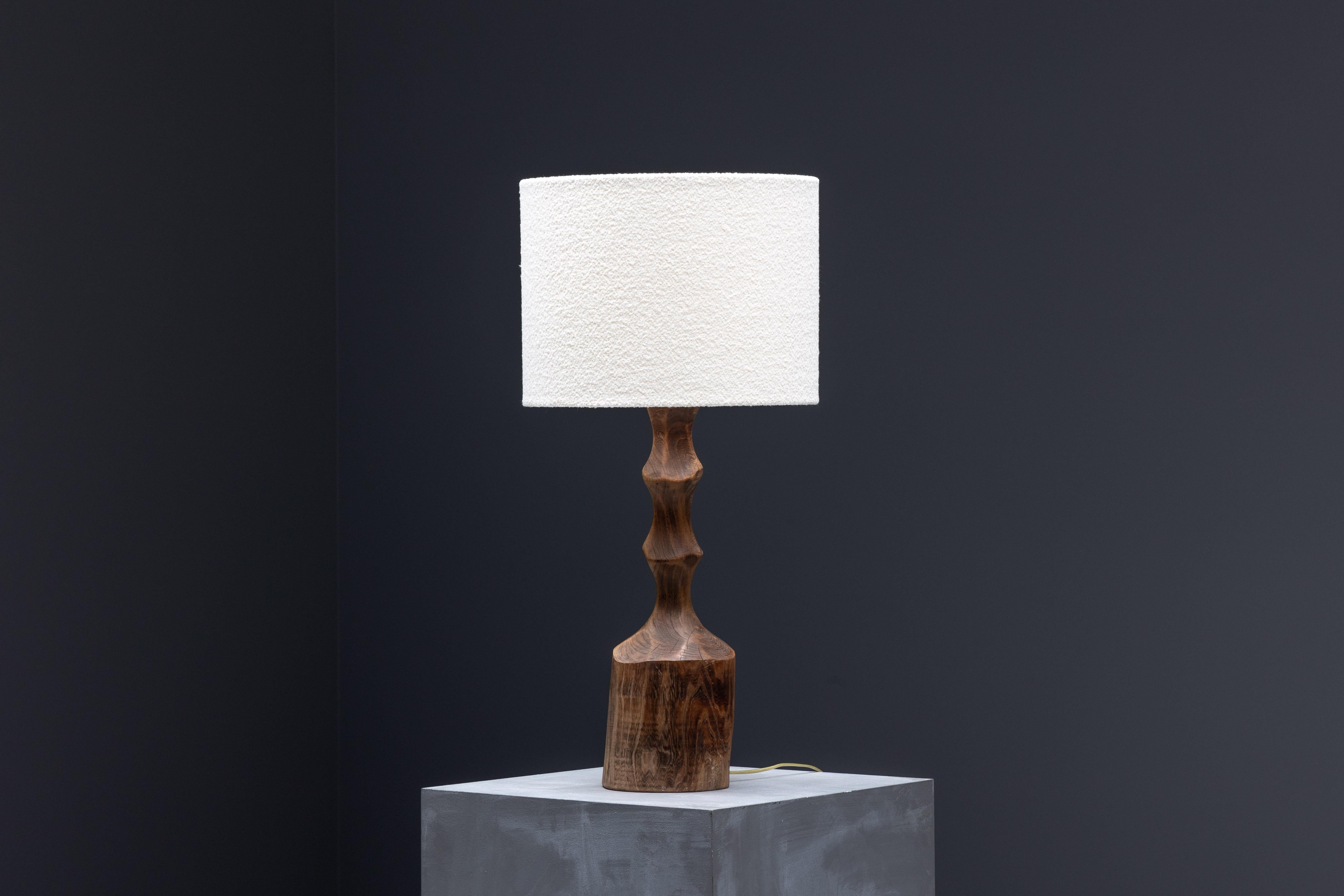 French Brutalist Travail Populaire Table Lamp, France, 1970s For Sale