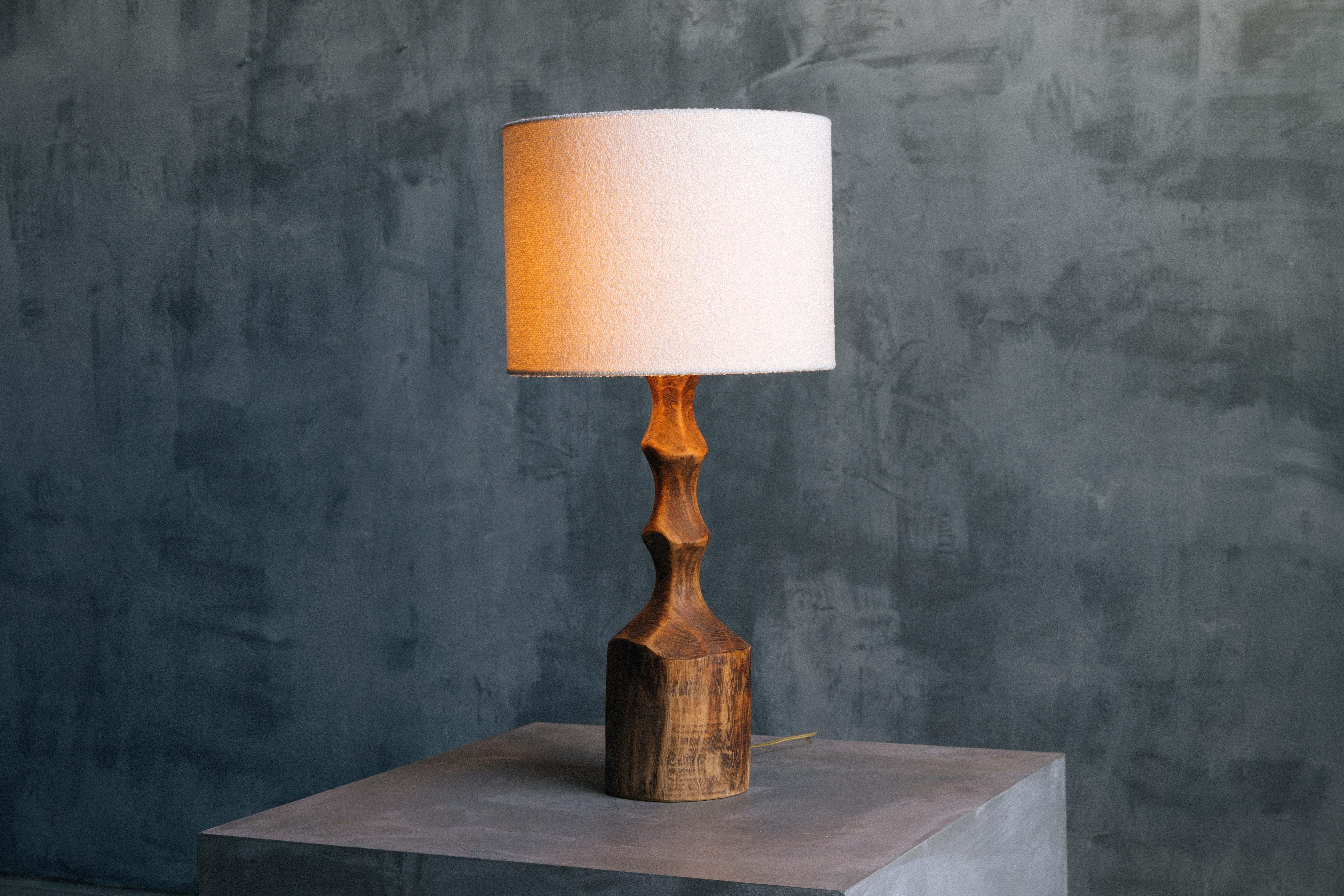 Brutalist Travail Populaire Table Lamp, France, 1970s For Sale 3