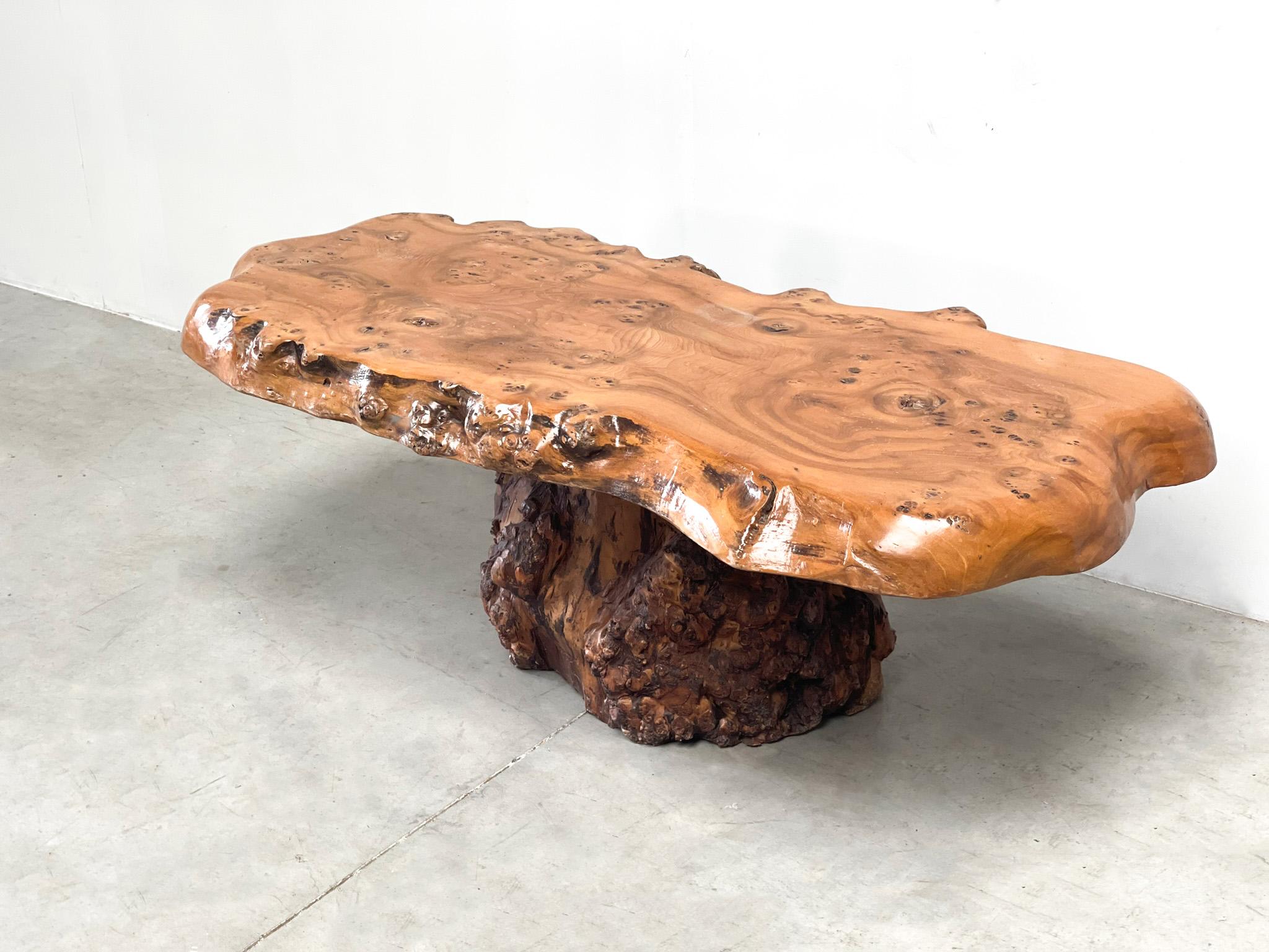 tree trunk coffee tables