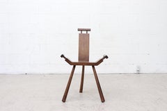 Brutalist Tri-Pod Side Chair