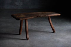 Brutalist Tripod Side Table, France, 19th Century