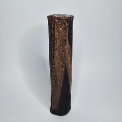 Brutalist vase in stoneware, ceramic - La Borne - France - 1960 - 60s