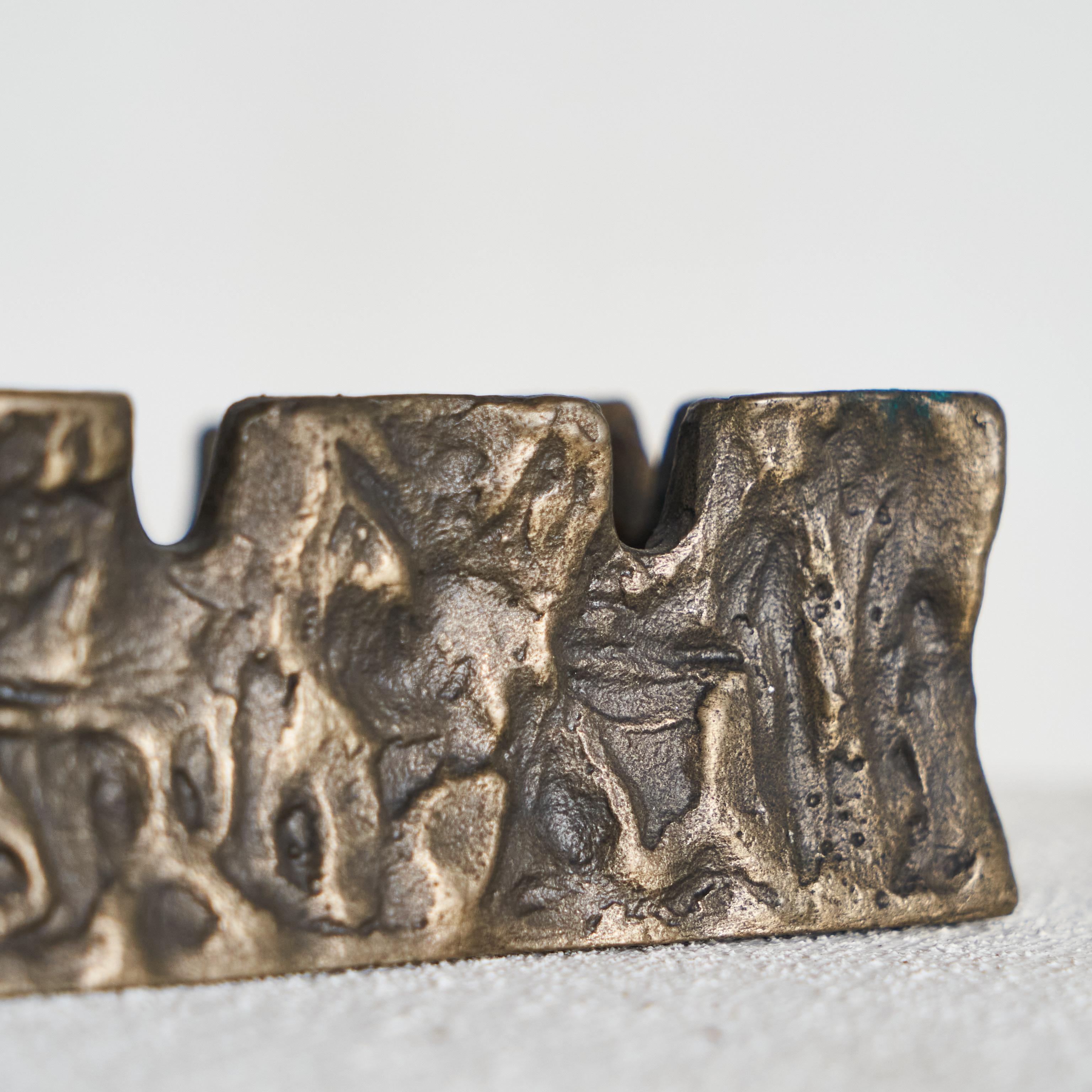 Vide Poche aus Bronzeguss, brutalistischer Stil, 1960er Jahre (Handgefertigt) im Angebot