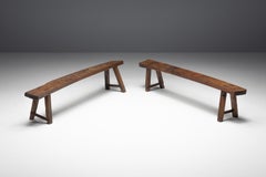 Brutalist Wabi Sabi Benches, France, 19th Century