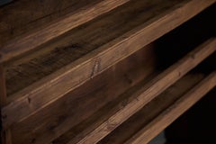 Brutalist Wabi Sabi Bookcase, France, 19th Century