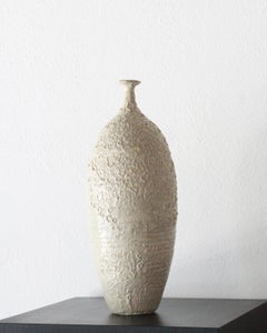 Brutalist Wabi Sabi Modernist Large Ceramic Vase 1970s