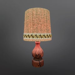 brutalistische Wabi sabi-Tischlampe von Temde, Schweiz, 1970er Jahre