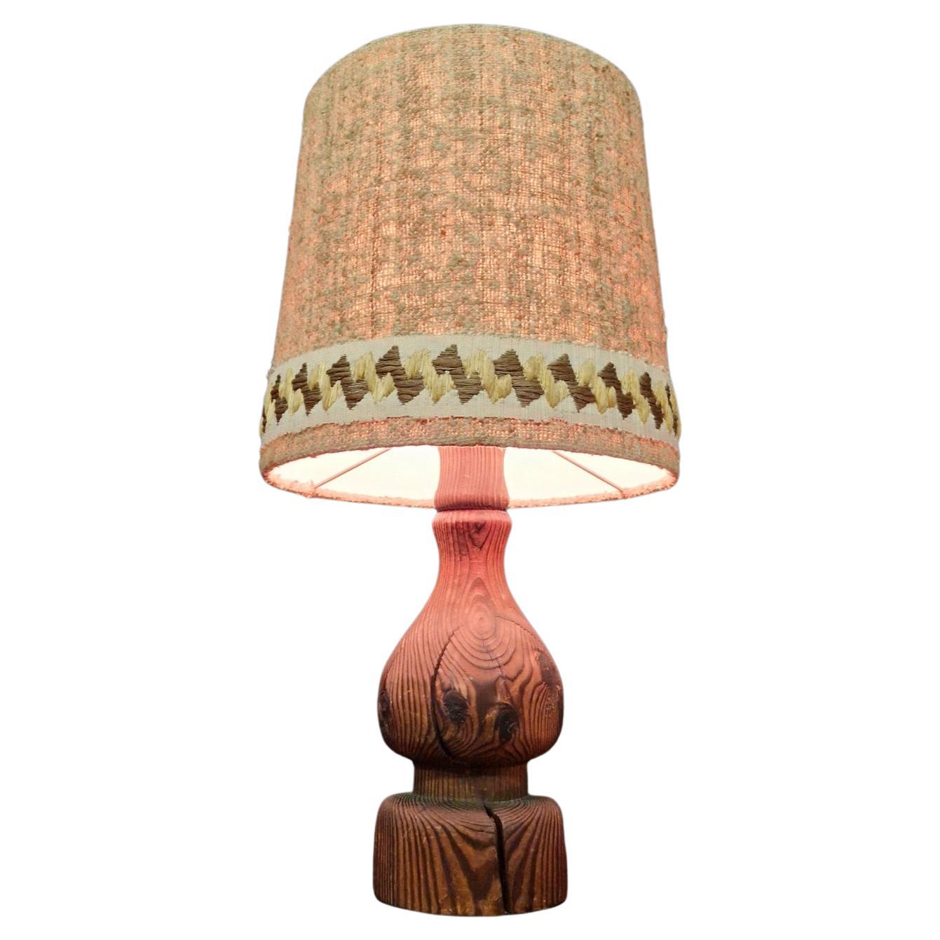 brutalistische Wabi sabi-Tischlampe von Temde, Schweiz, 1970er Jahre