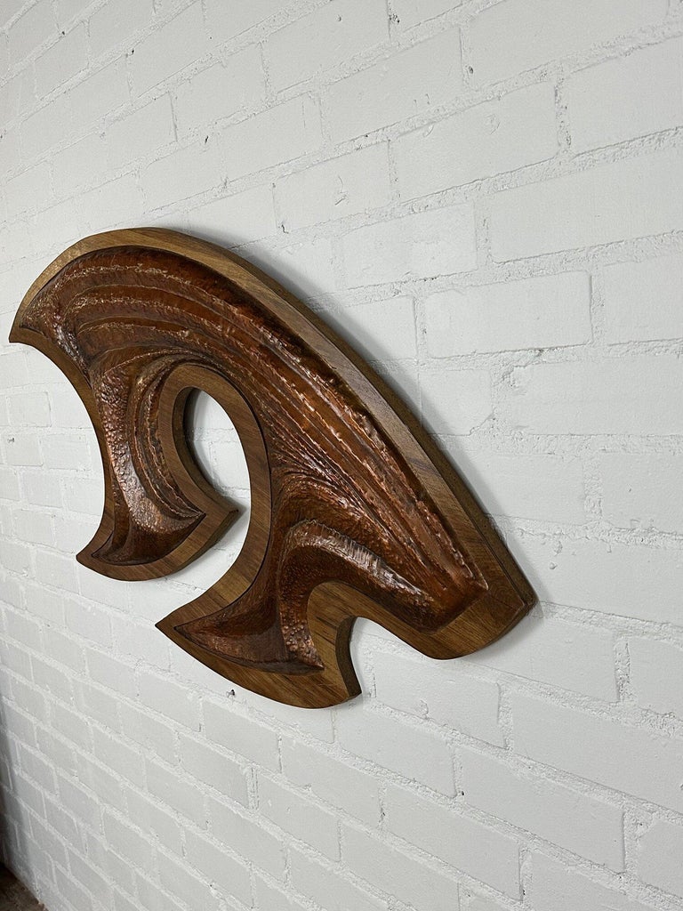 Brutalist Wall Art Sculpture 1 For Sale at 1stDibs