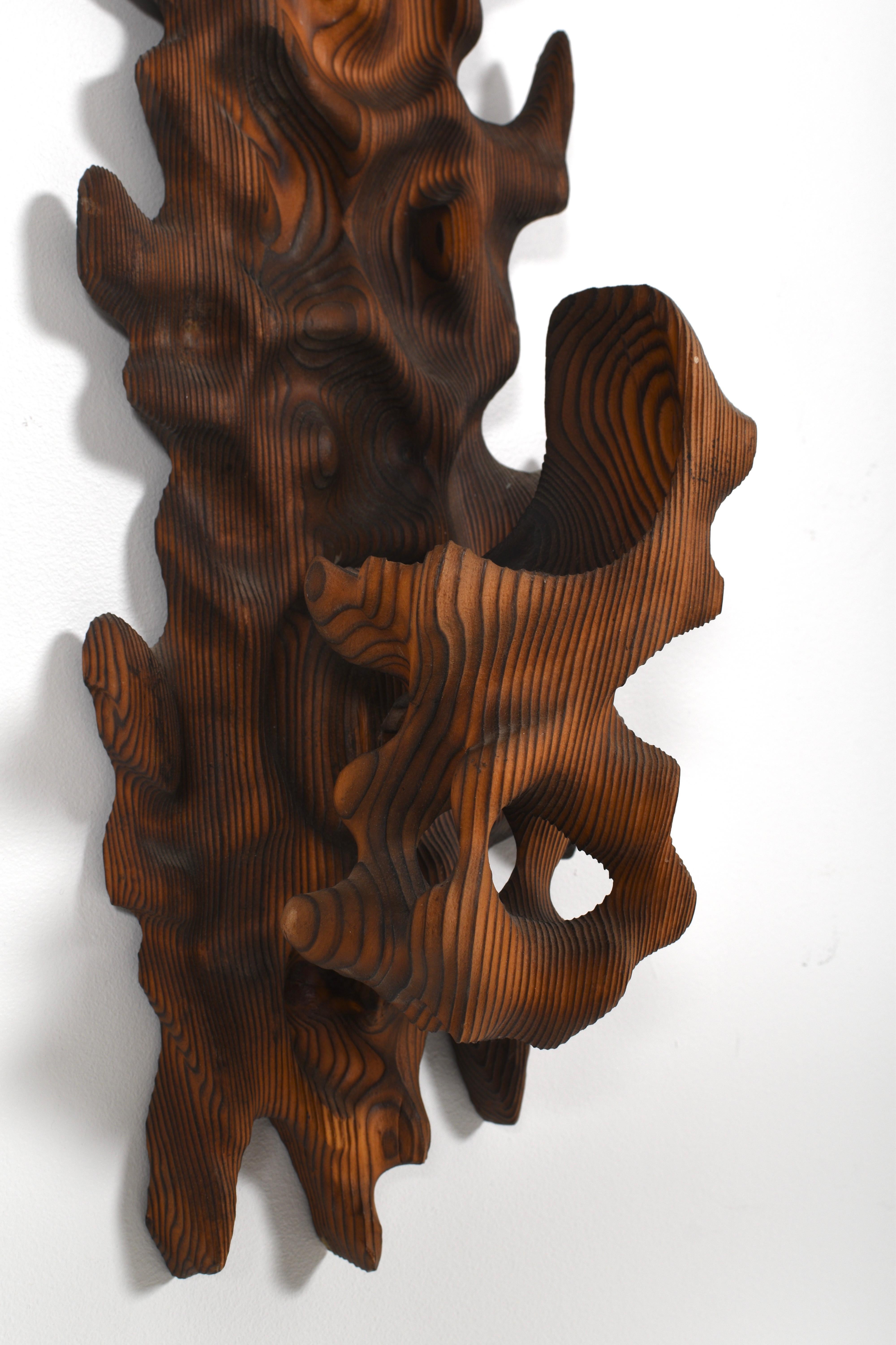 Brutalistischer Wandkerzenständer von Erkki Hovi für Finn Atelier Oy, Finnland, 1970er Jahre im Angebot 3