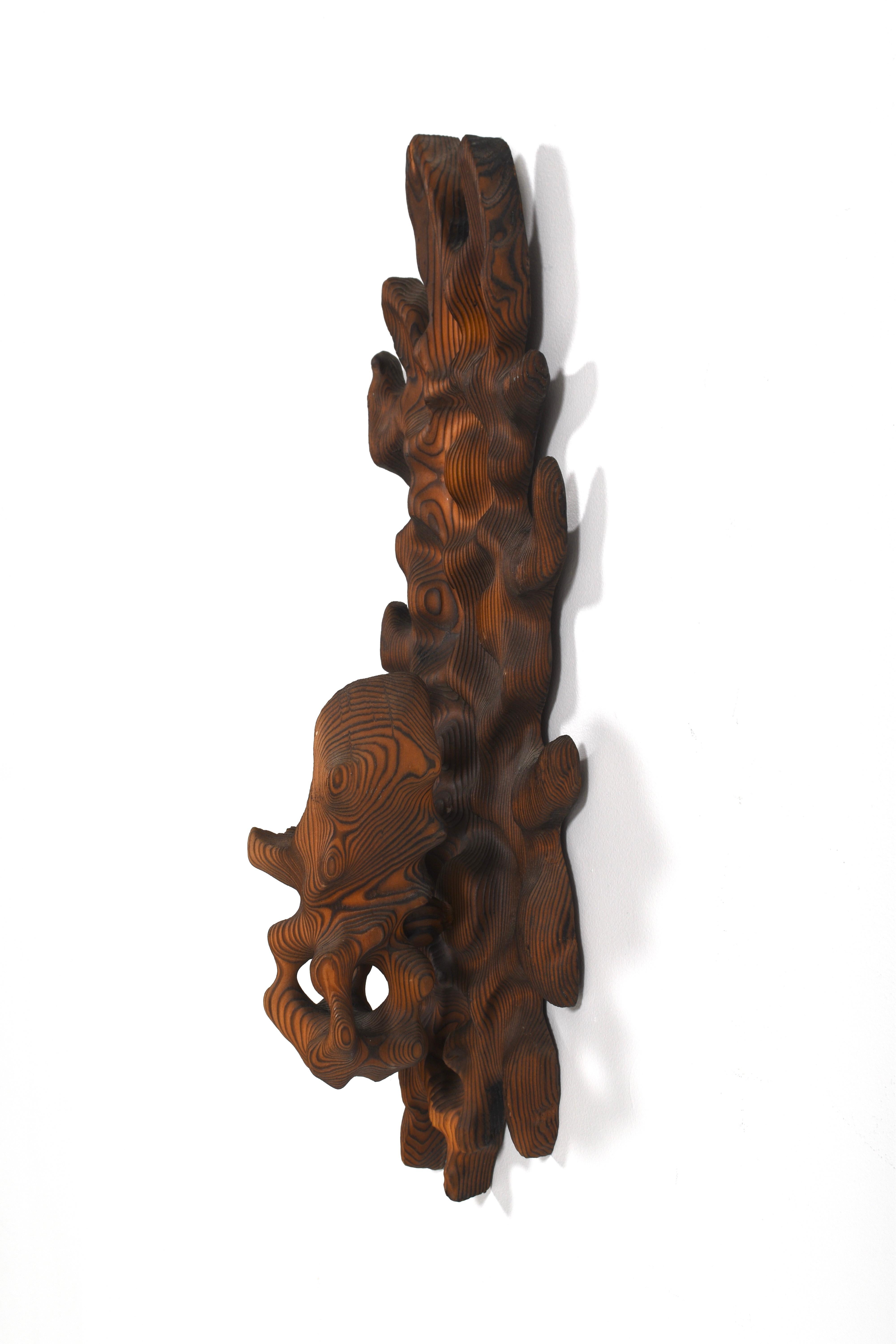 Brutalistischer Wandkerzenständer von Erkki Hovi für Finn Atelier Oy, Finnland, 1970er Jahre (Brutalismus) im Angebot