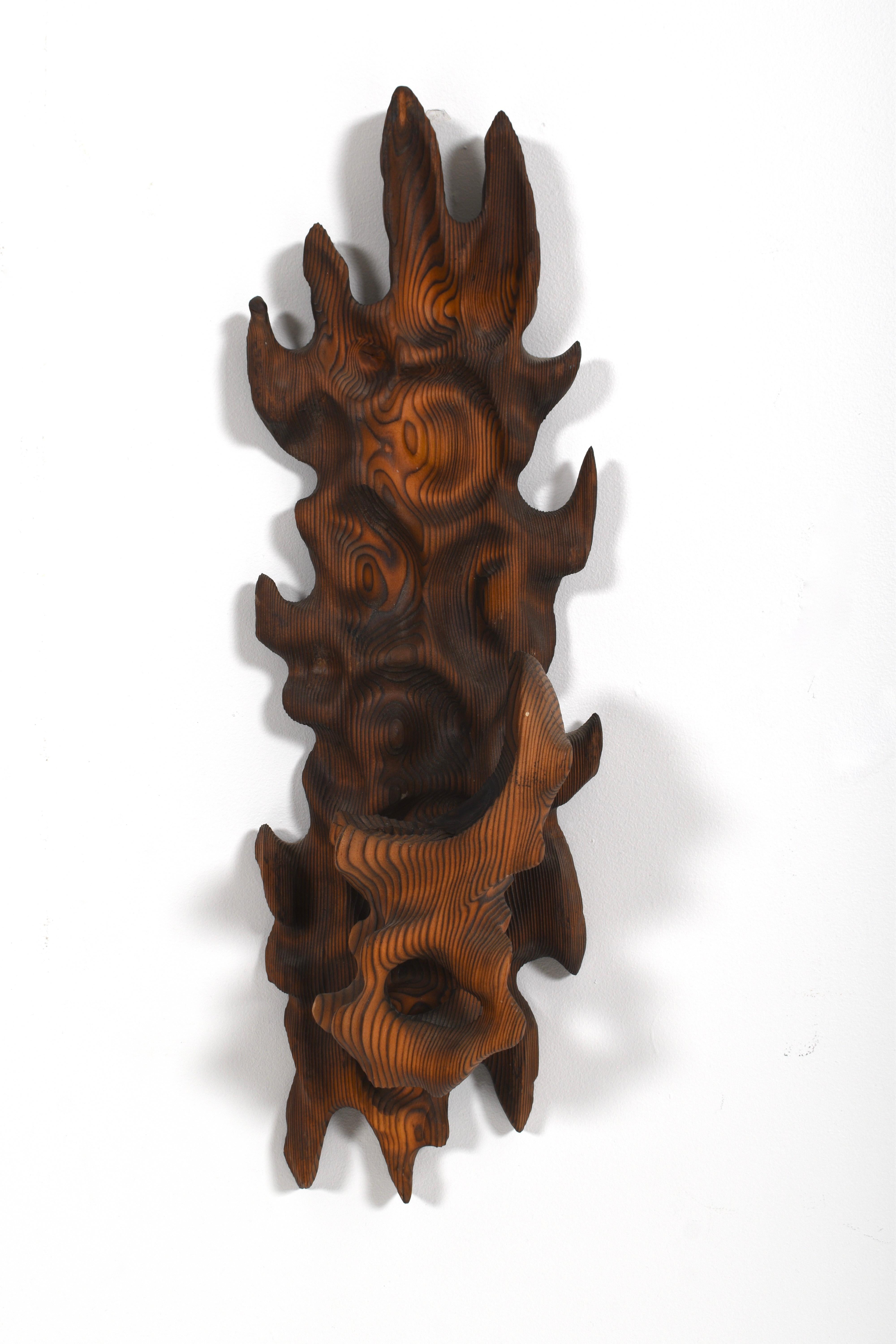 Brutalistischer Wandkerzenständer von Erkki Hovi für Finn Atelier Oy, Finnland, 1970er Jahre im Angebot 1